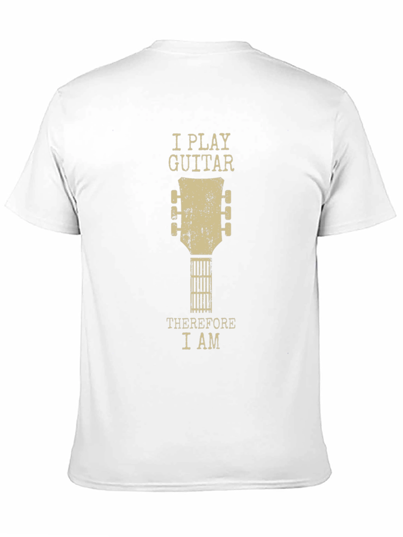 I Play Guitar Therefore I Am Graphic Tee