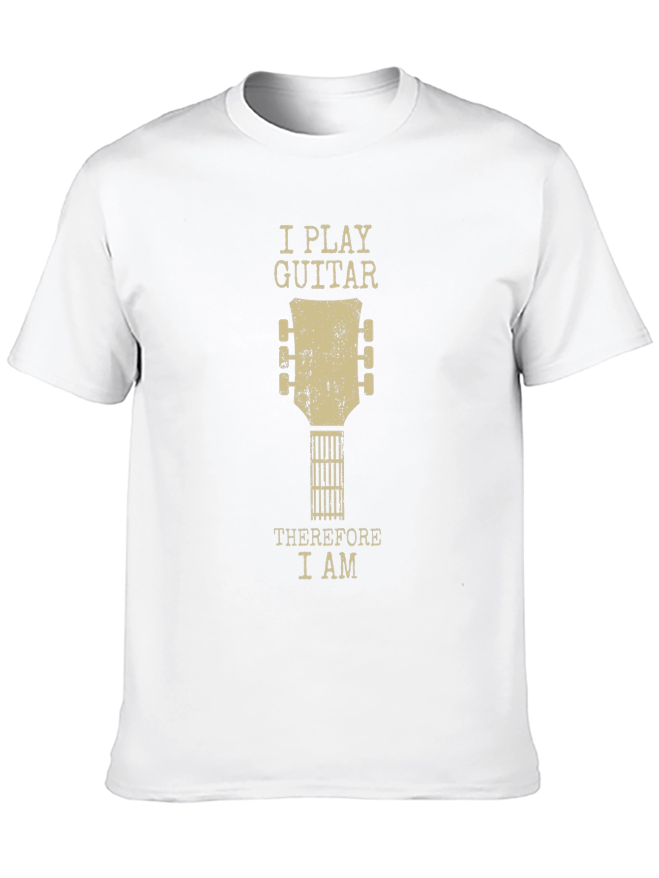 I Play Guitar Therefore I Am Graphic Tee