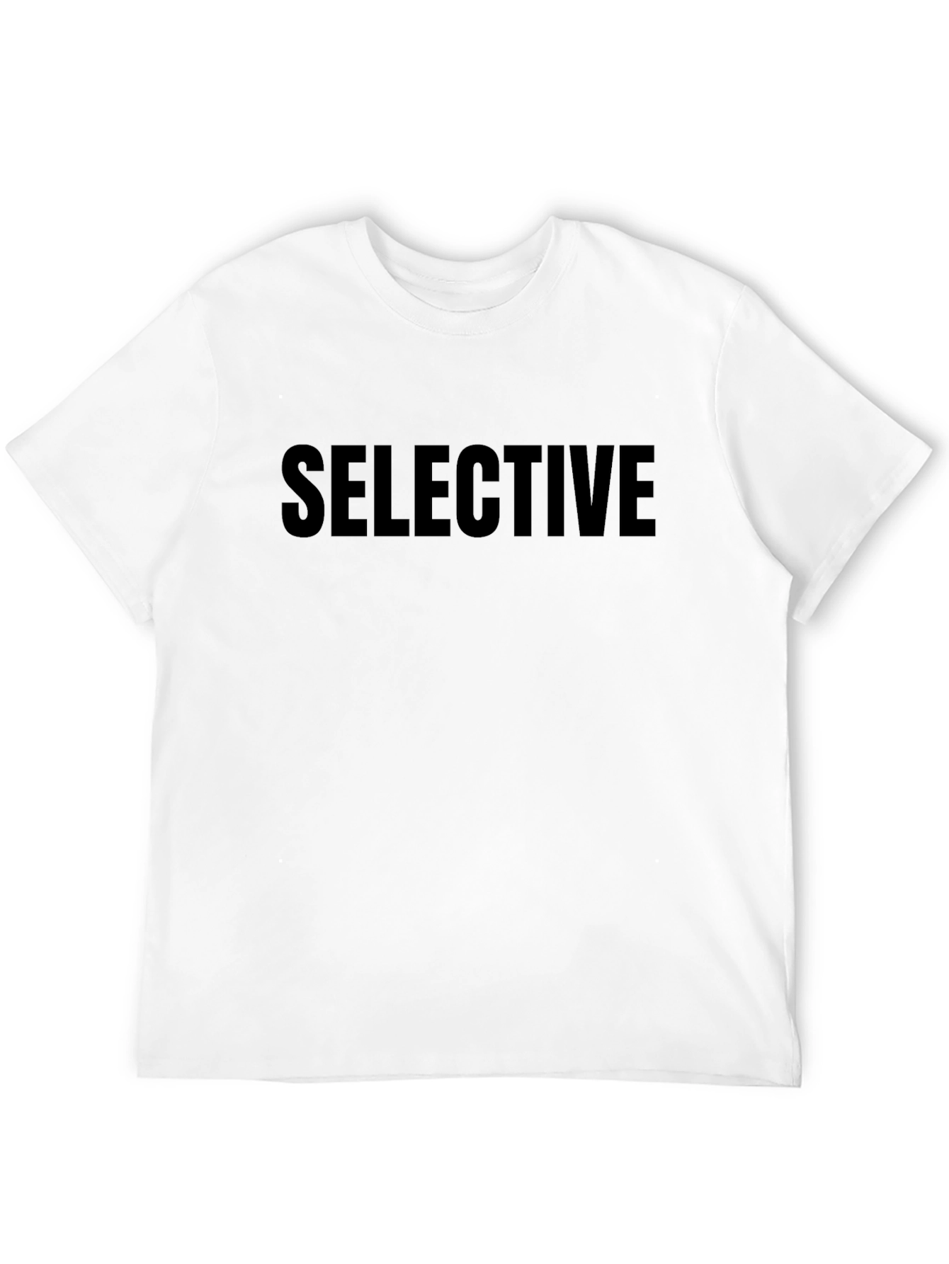 Selective Black Graphic T-Shirt