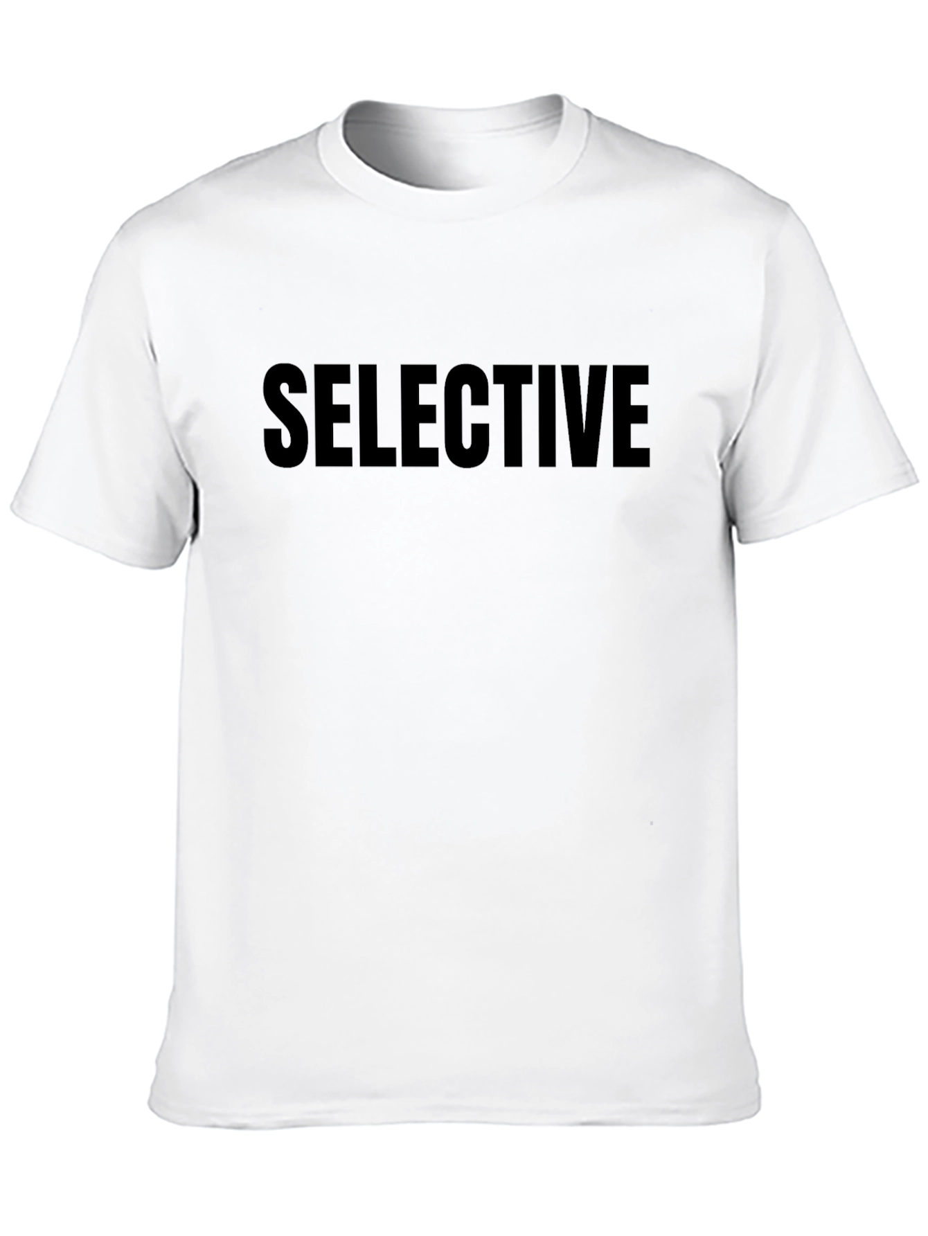 Selective Black Graphic T-Shirt