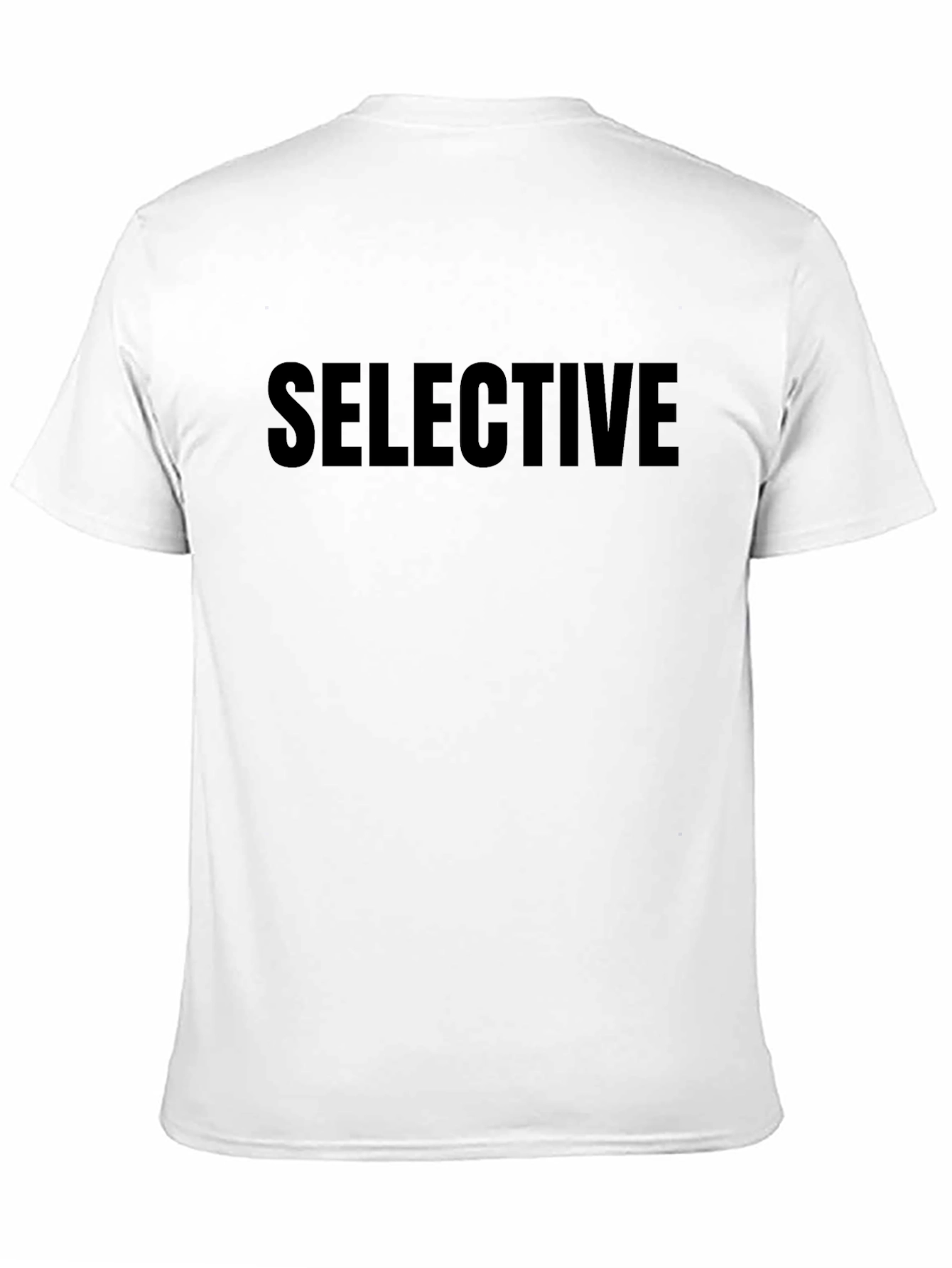 Selective Black Graphic T-Shirt