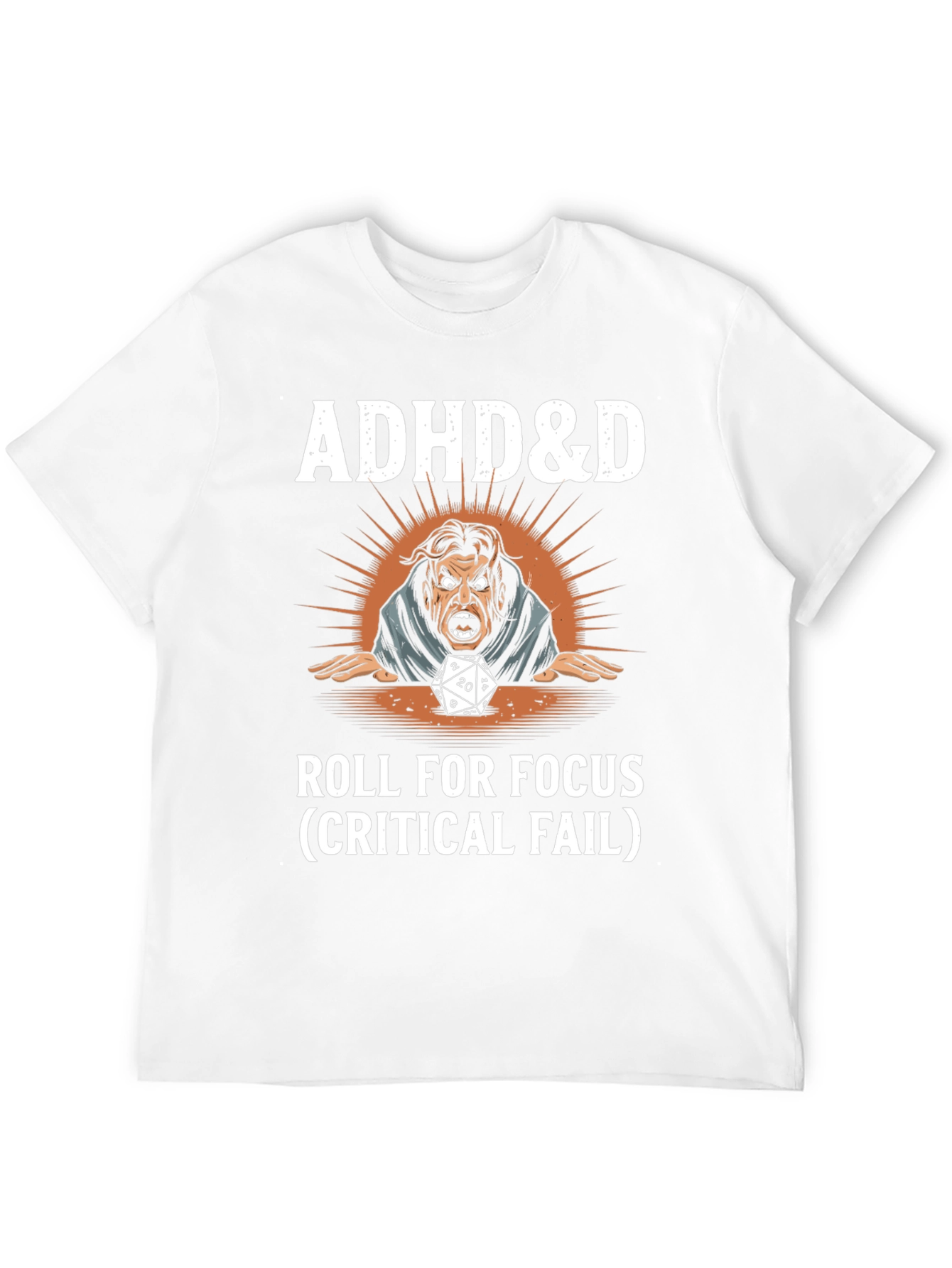 ADHD&D Roll for Focus Graphic T-Shirt