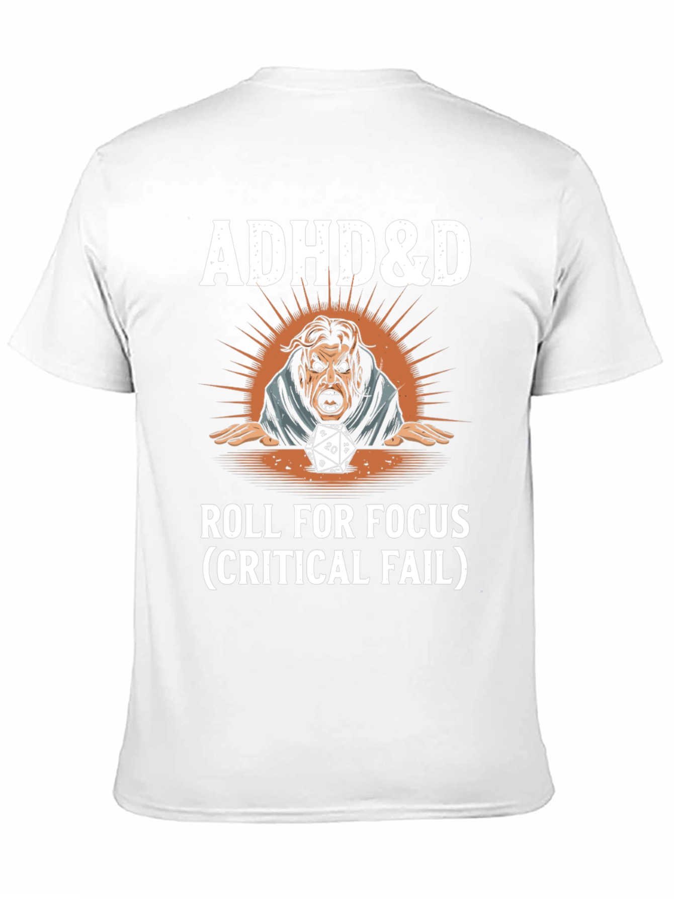 ADHD&D Roll for Focus Graphic T-Shirt