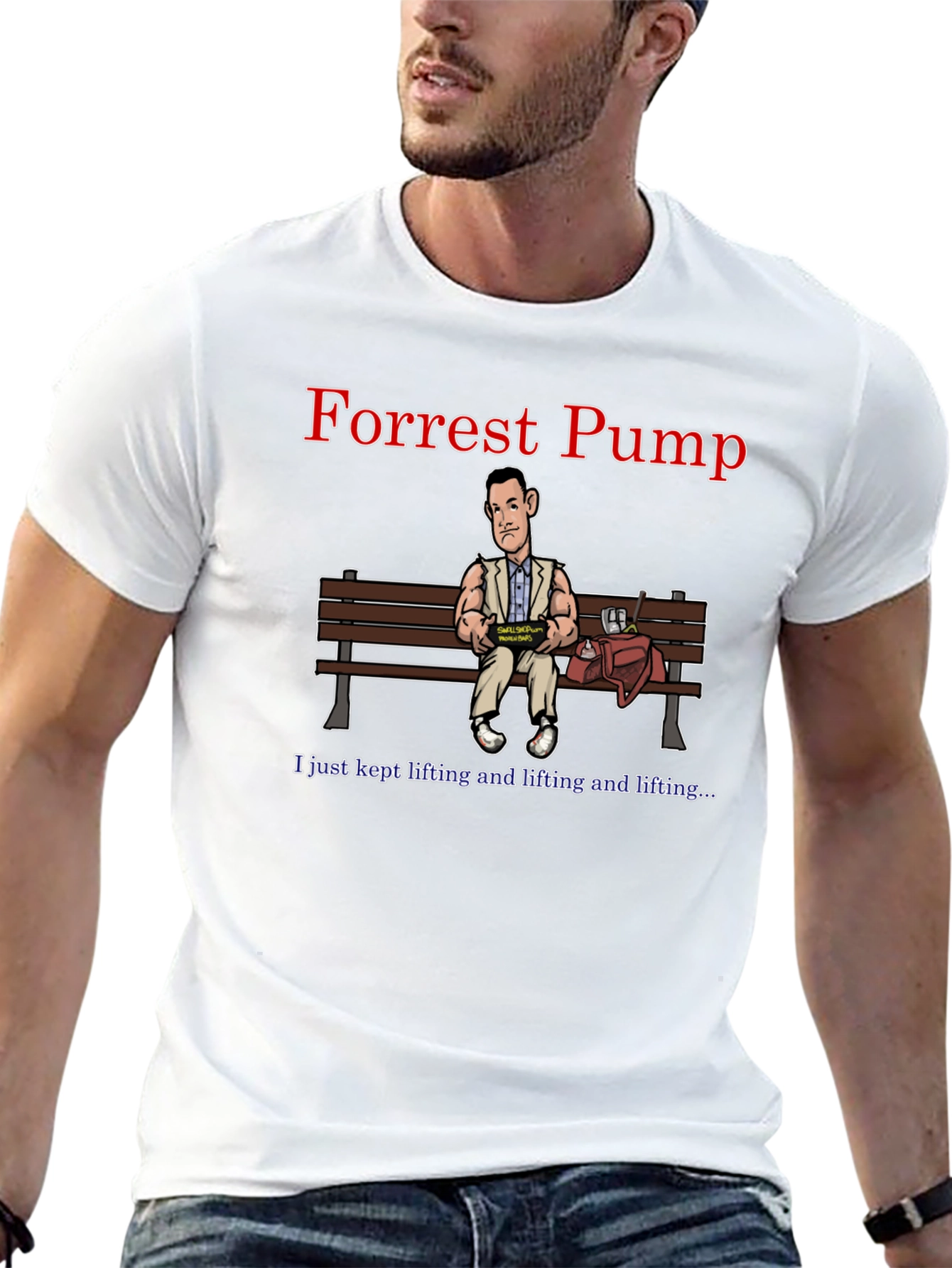 Forrest Pump T-Shirt - Weightlifting Humor Tee