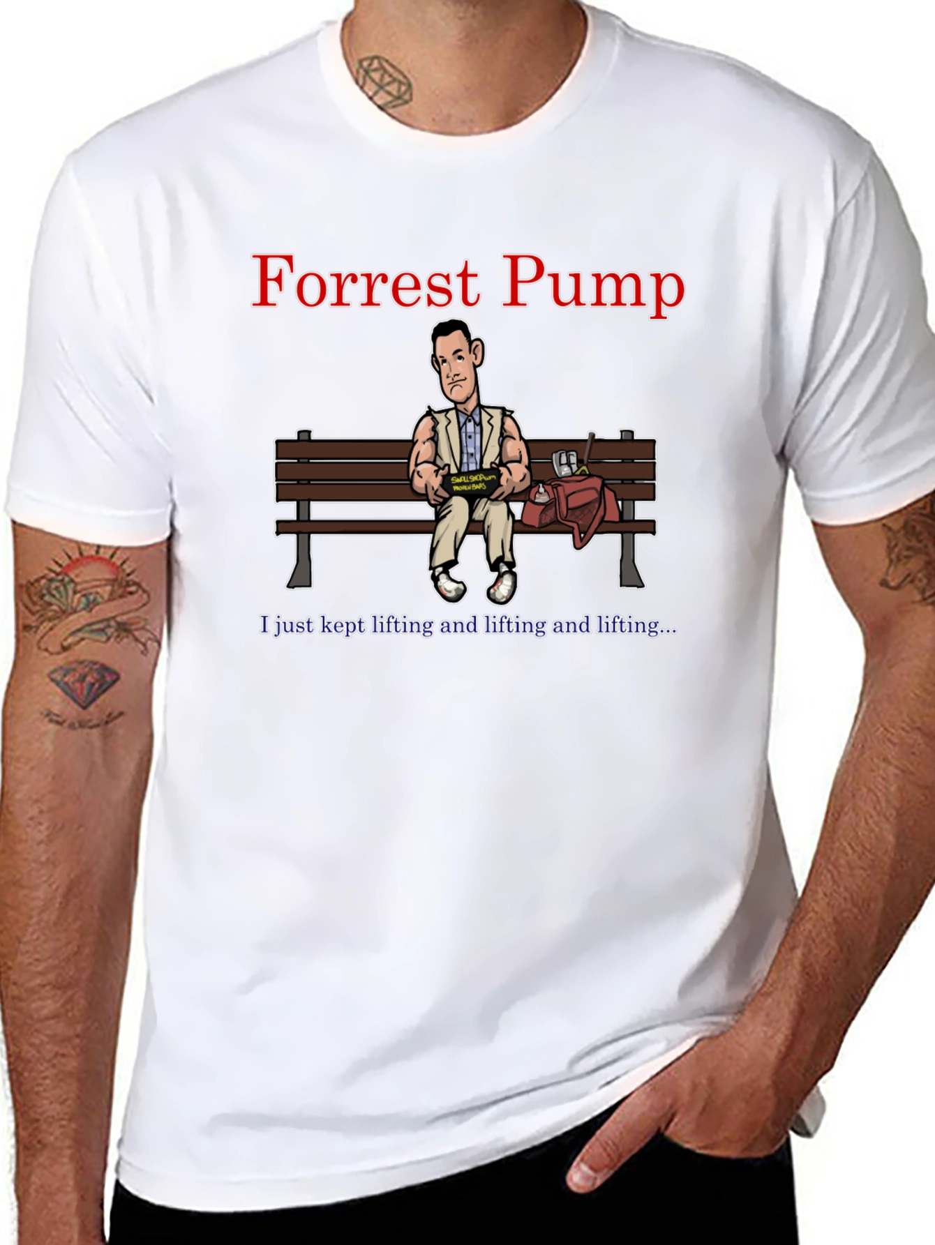 Forrest Pump T-Shirt - Weightlifting Humor Tee