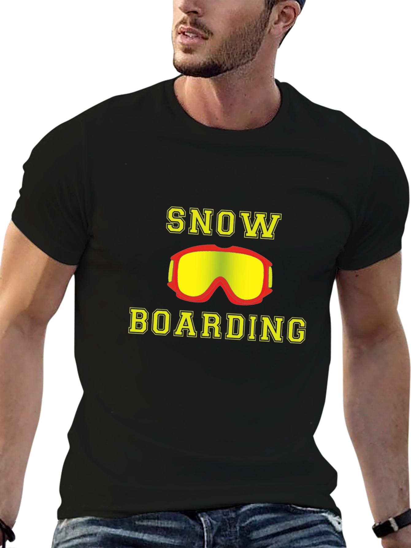 Snowboarding T-Shirt - Goggles Design