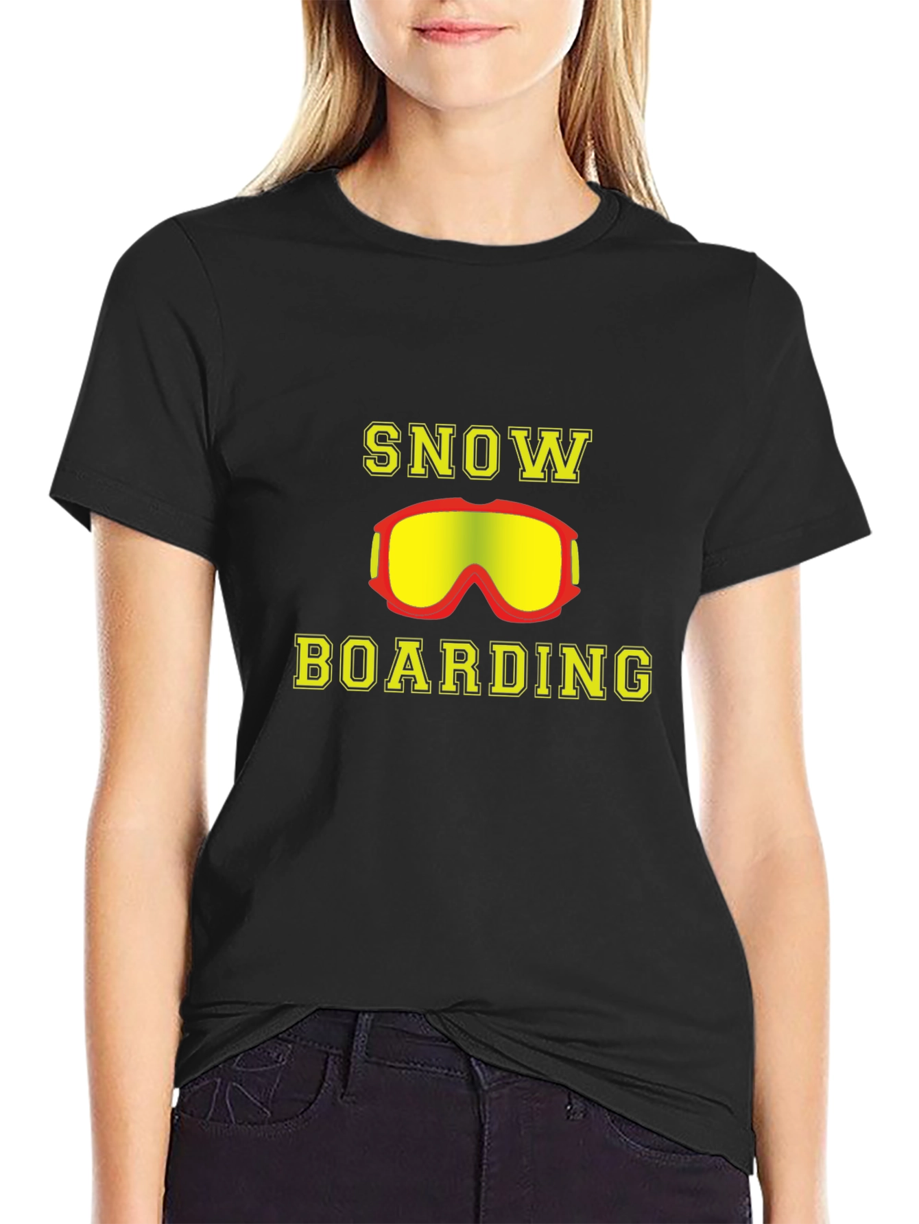 Snowboarding T-Shirt - Goggles Design