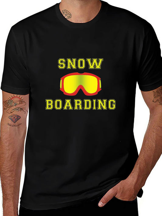 Snowboarding T-Shirt - Goggles Design