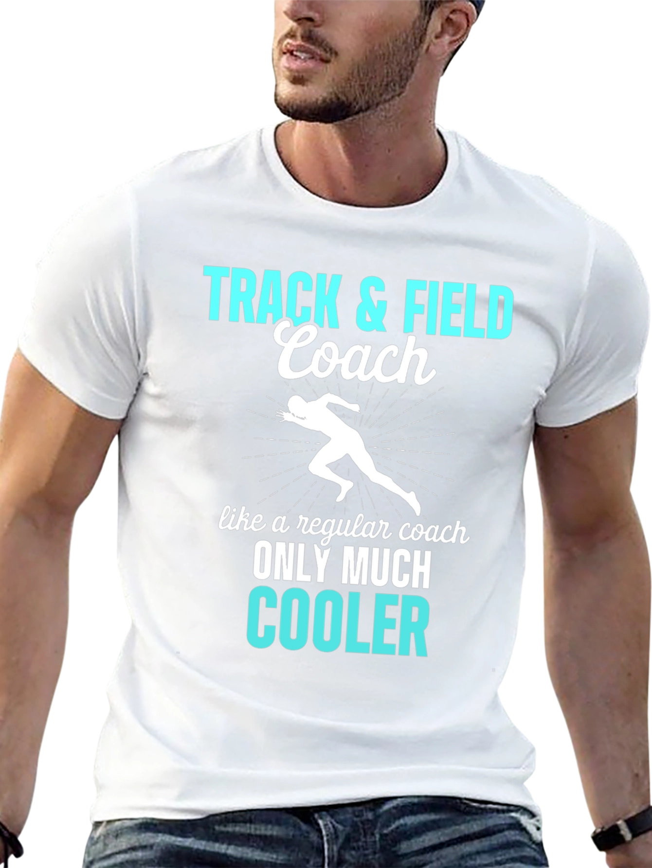 Track & Field Coach T-Shirt - Cool Design