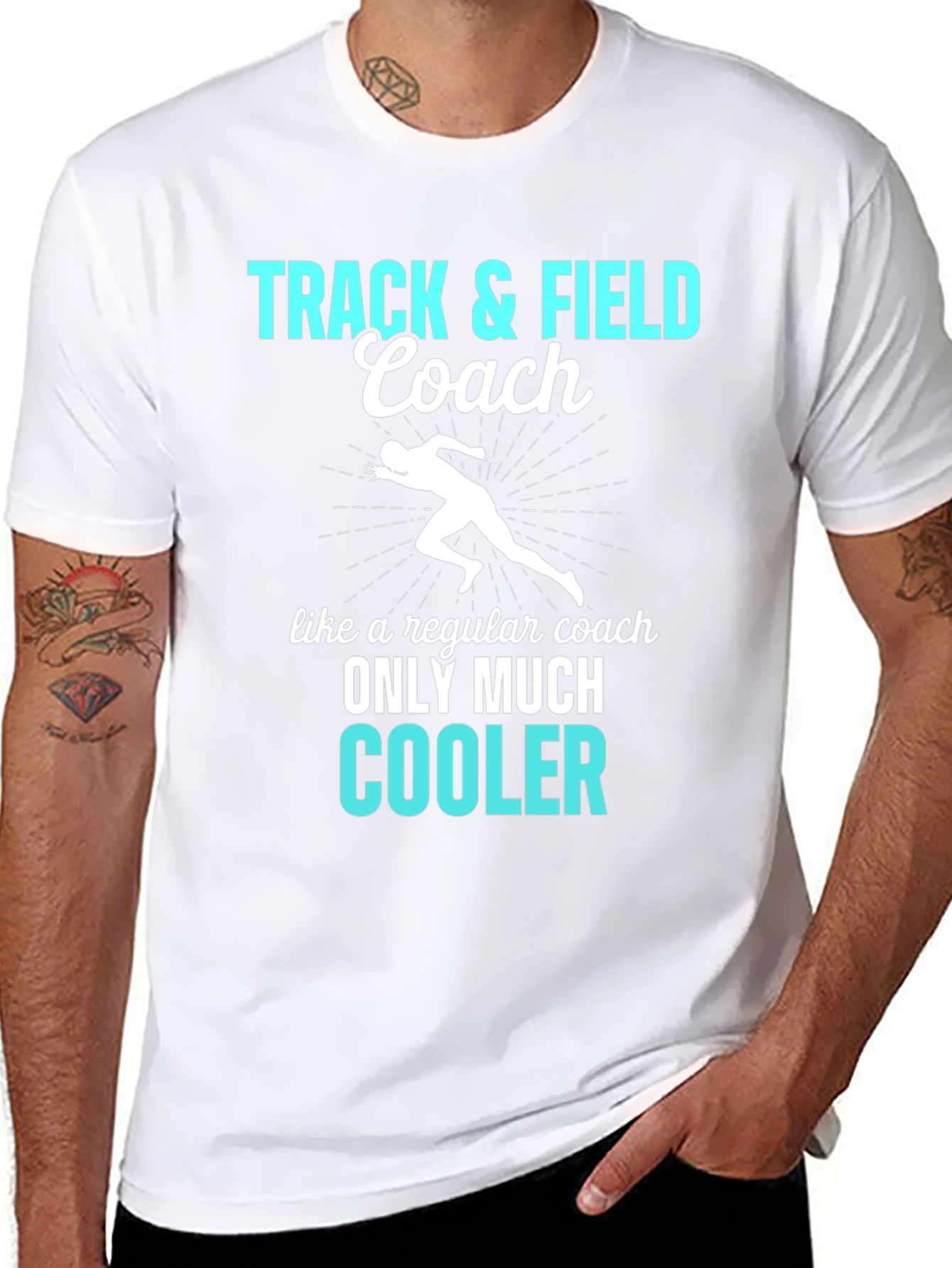Track & Field Coach T-Shirt - Cool Design