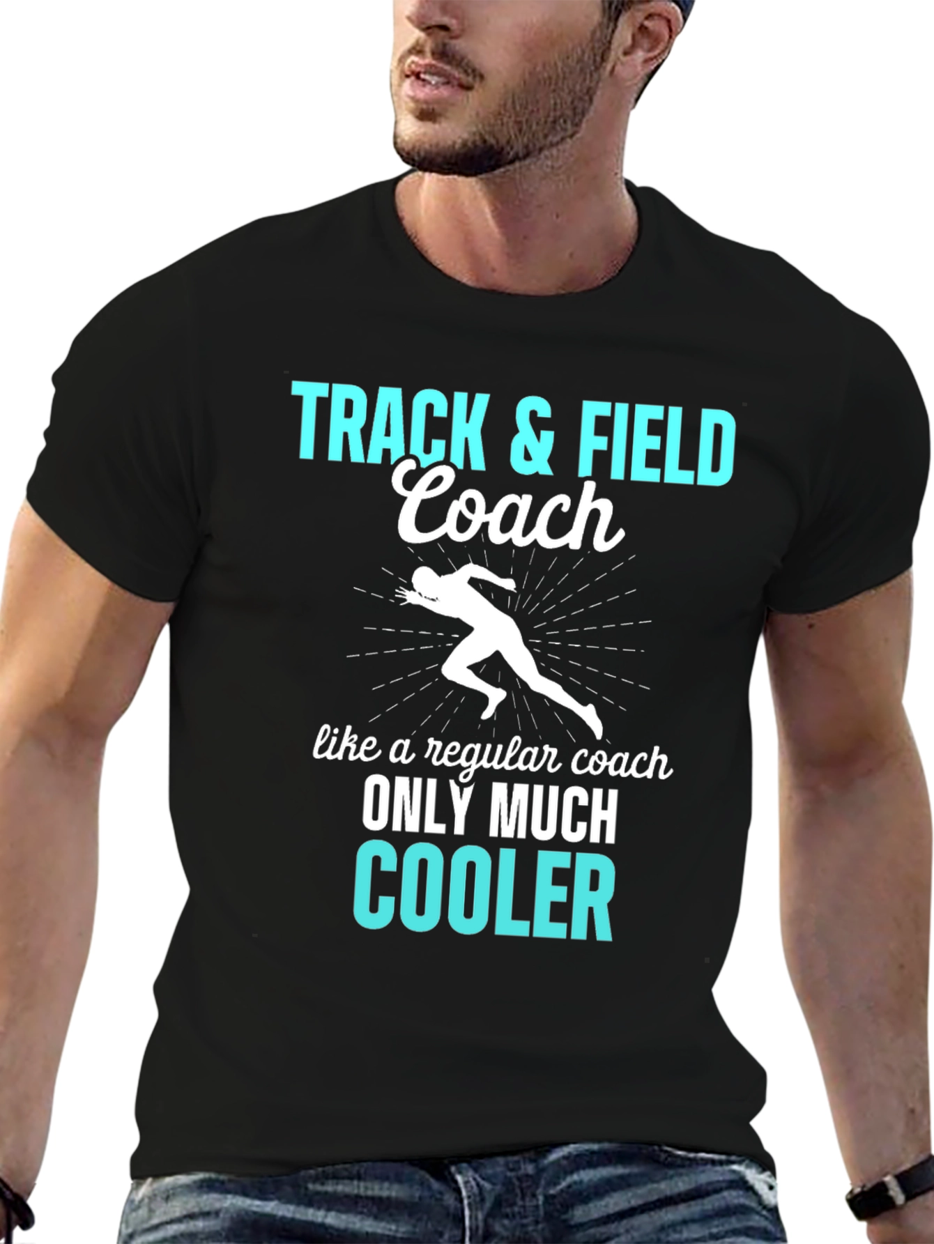 Track & Field Coach T-Shirt - Cool Design