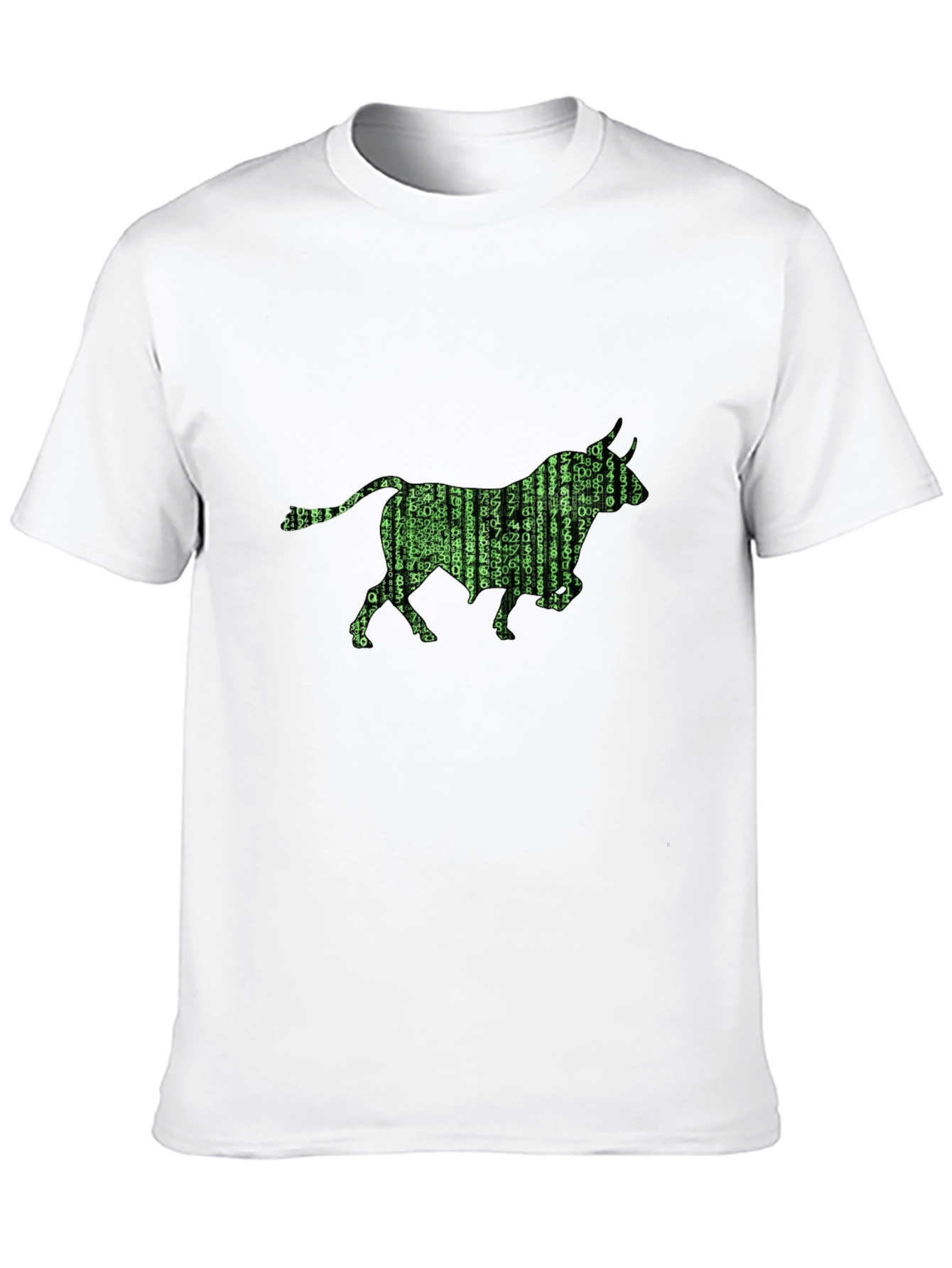 Matrix Bull T-Shirt - Black Graphic Tee