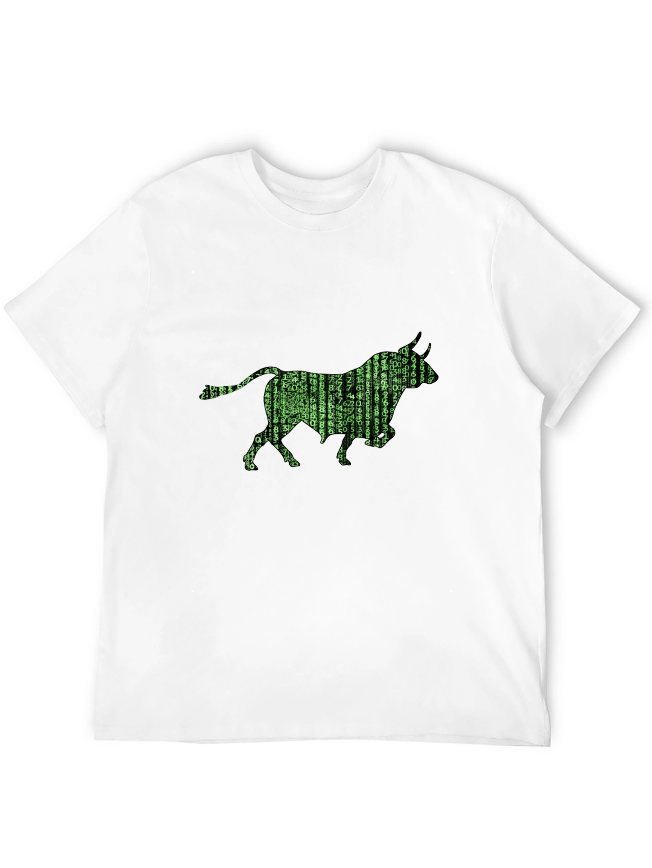 Matrix Bull T-Shirt - Black Graphic Tee