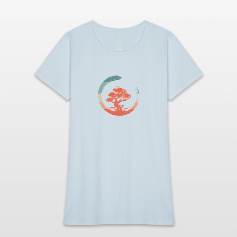 Yin Yang Bonsai Tree Japanese Design Buddhist Zen