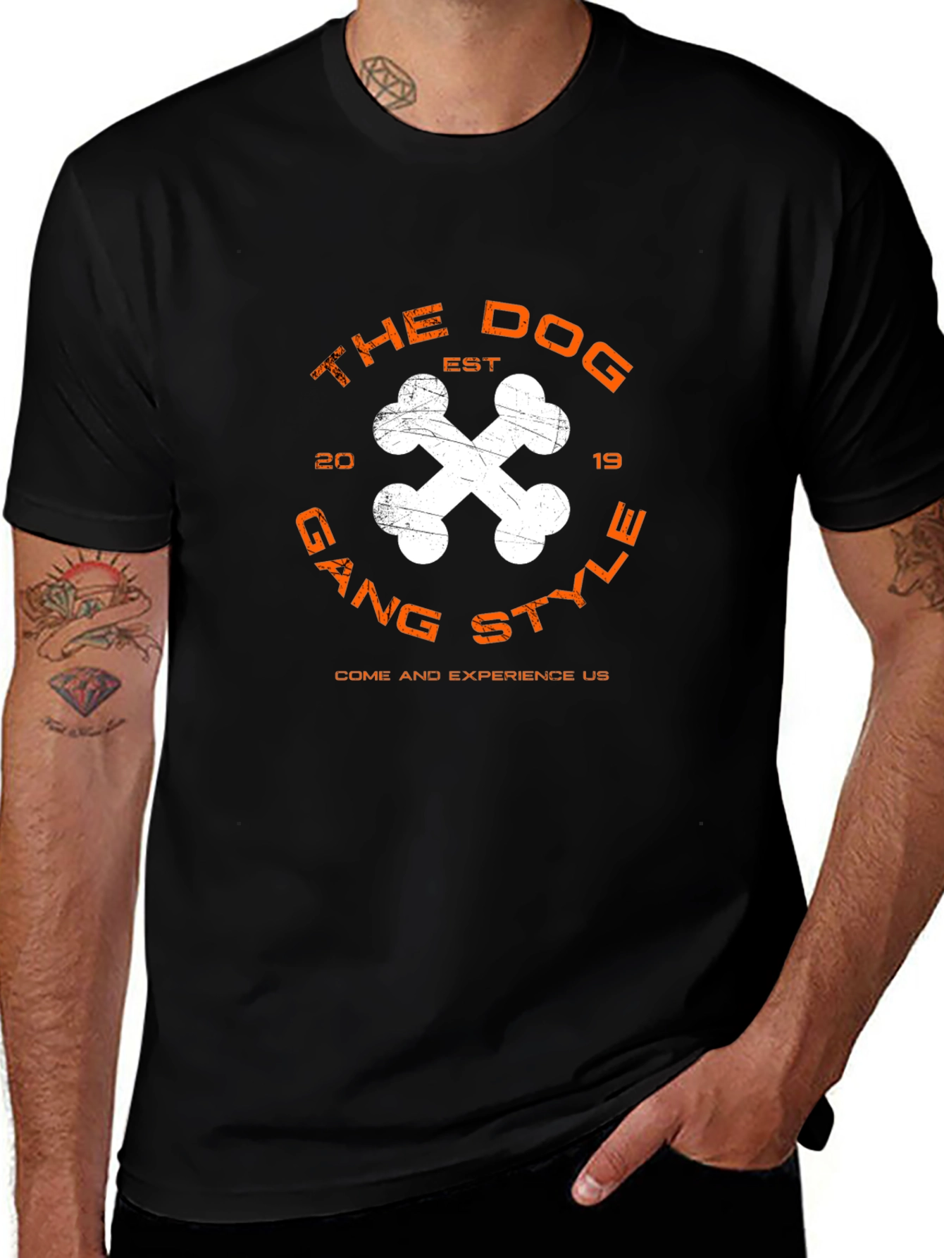 The Dog Gang Style T-Shirt – Vintage Streetwear Dog Tee