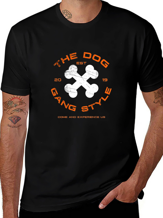 The Dog Gang Style T-Shirt – Vintage Streetwear Dog Tee