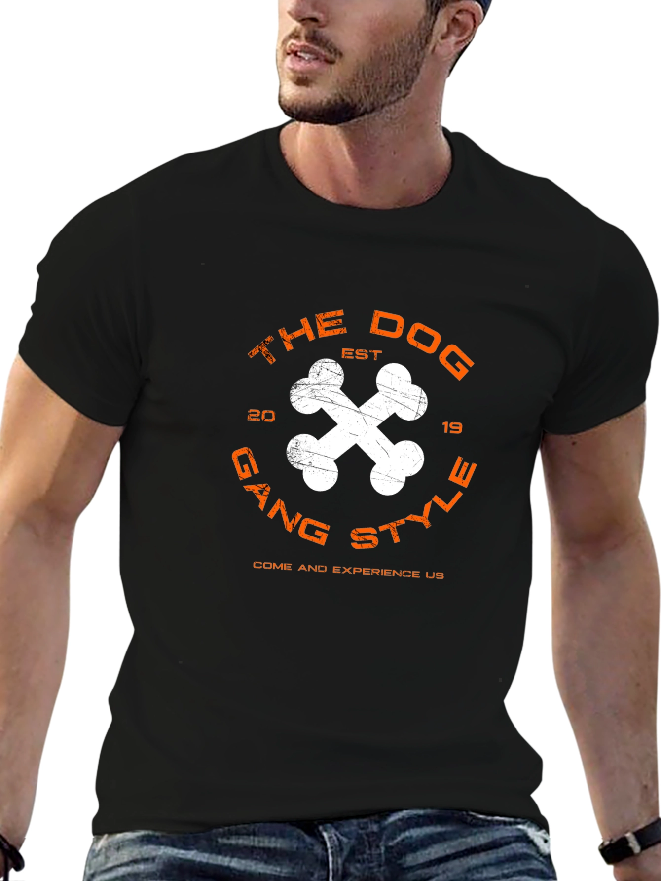 The Dog Gang Style T-Shirt – Vintage Streetwear Dog Tee