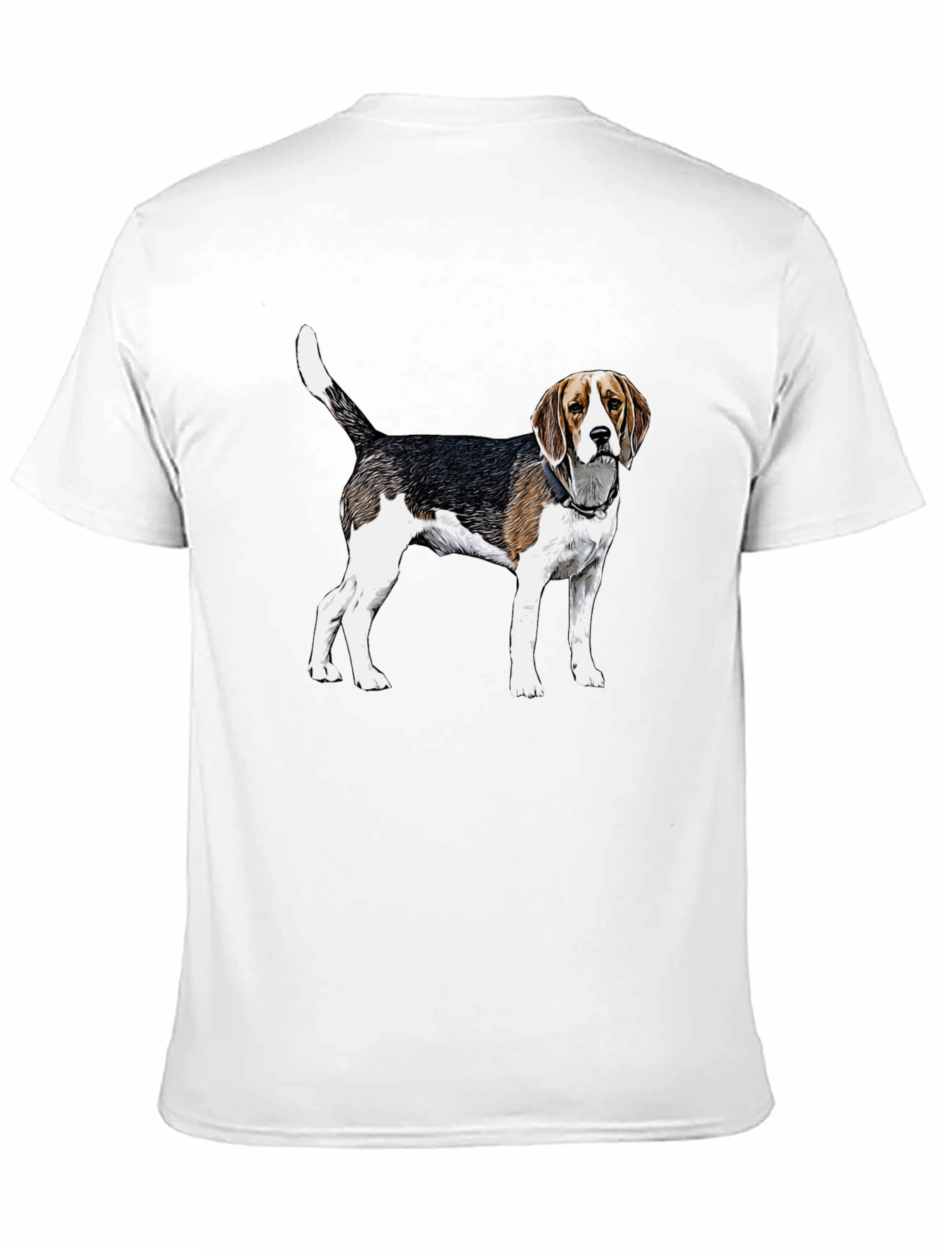 Beagle Dog Graphic Tee - Black Unisex T-Shirt