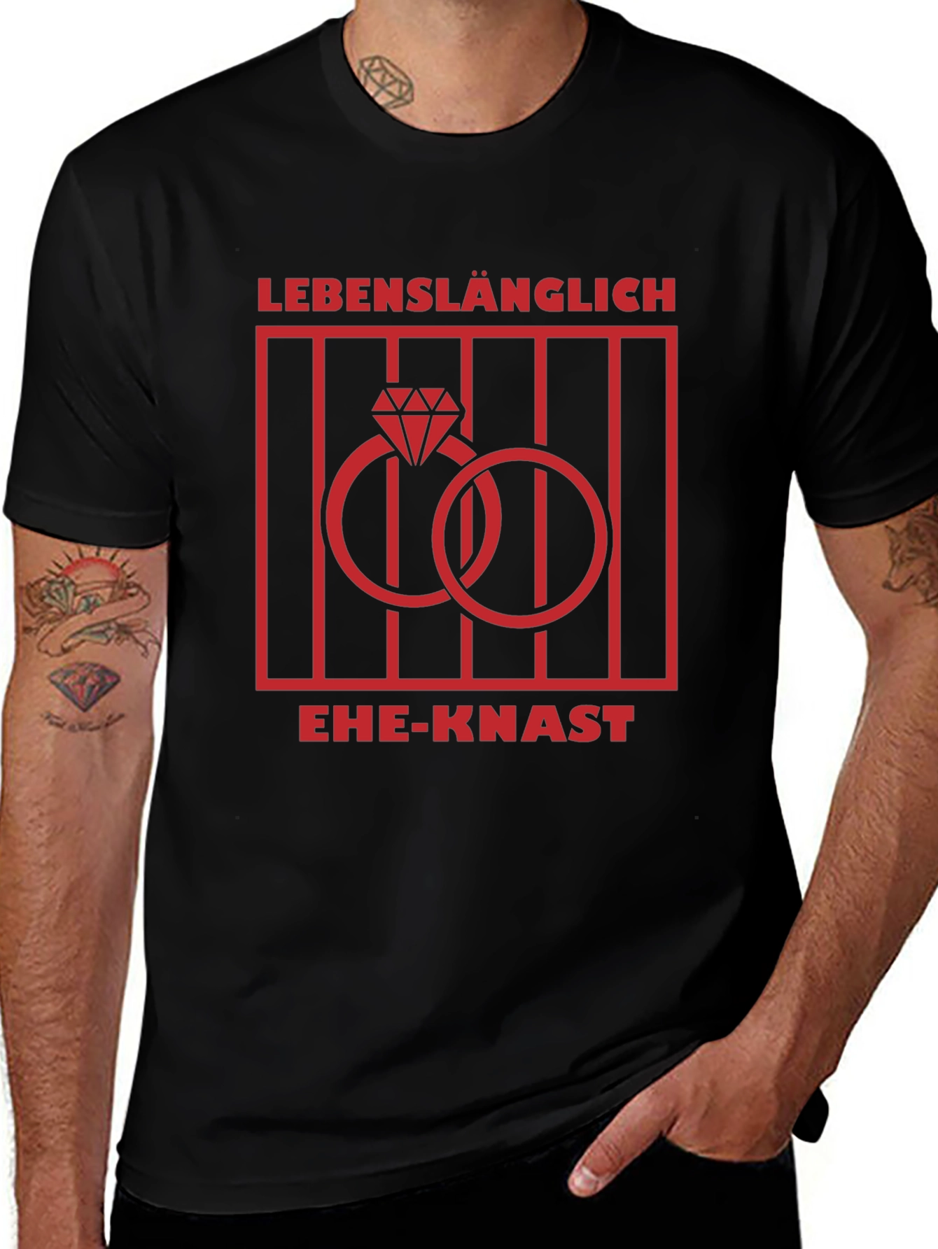 Humorous Ehe-Knast T-Shirt - Marriage Jail