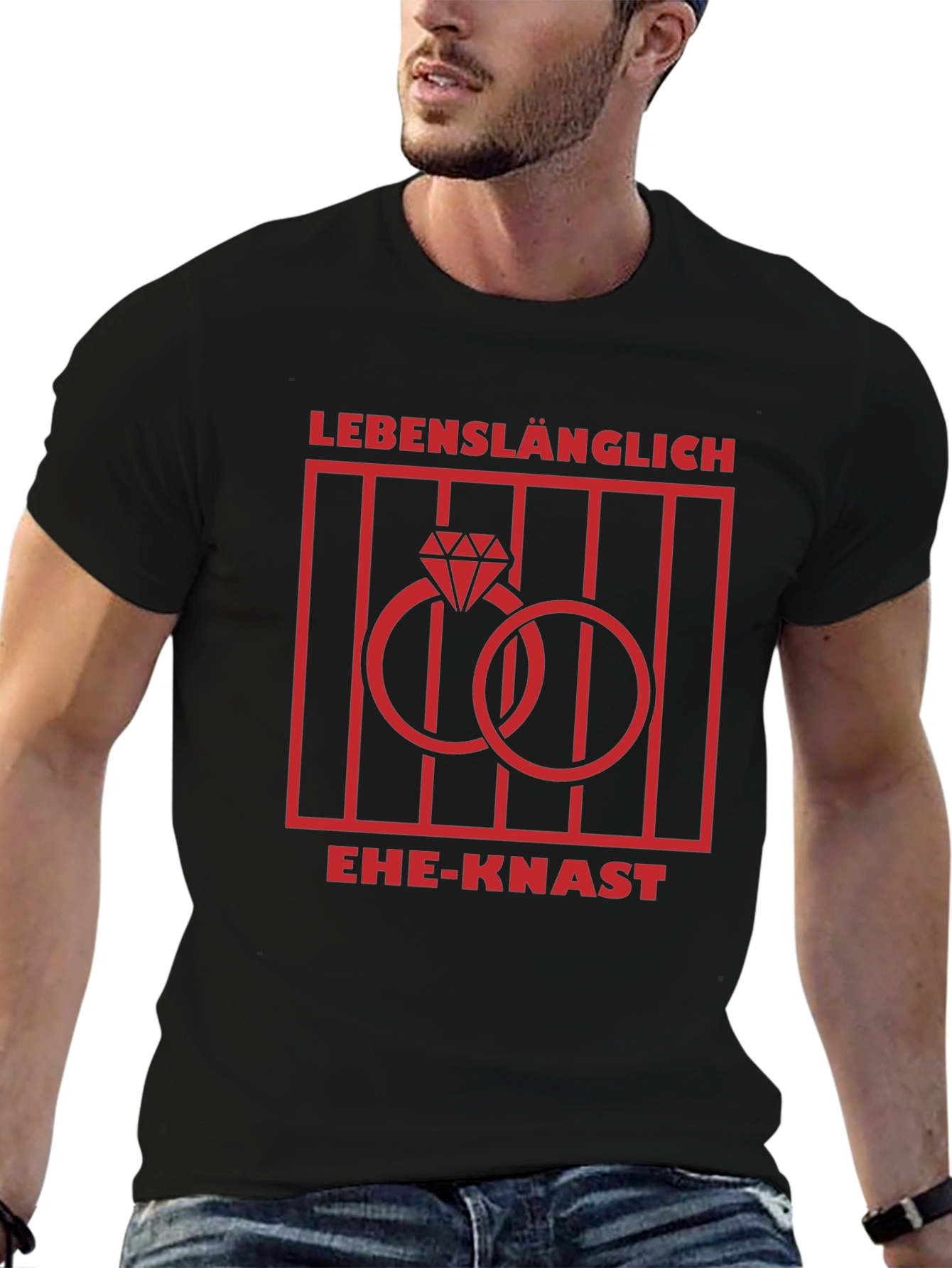 Humorous Ehe-Knast T-Shirt - Marriage Jail