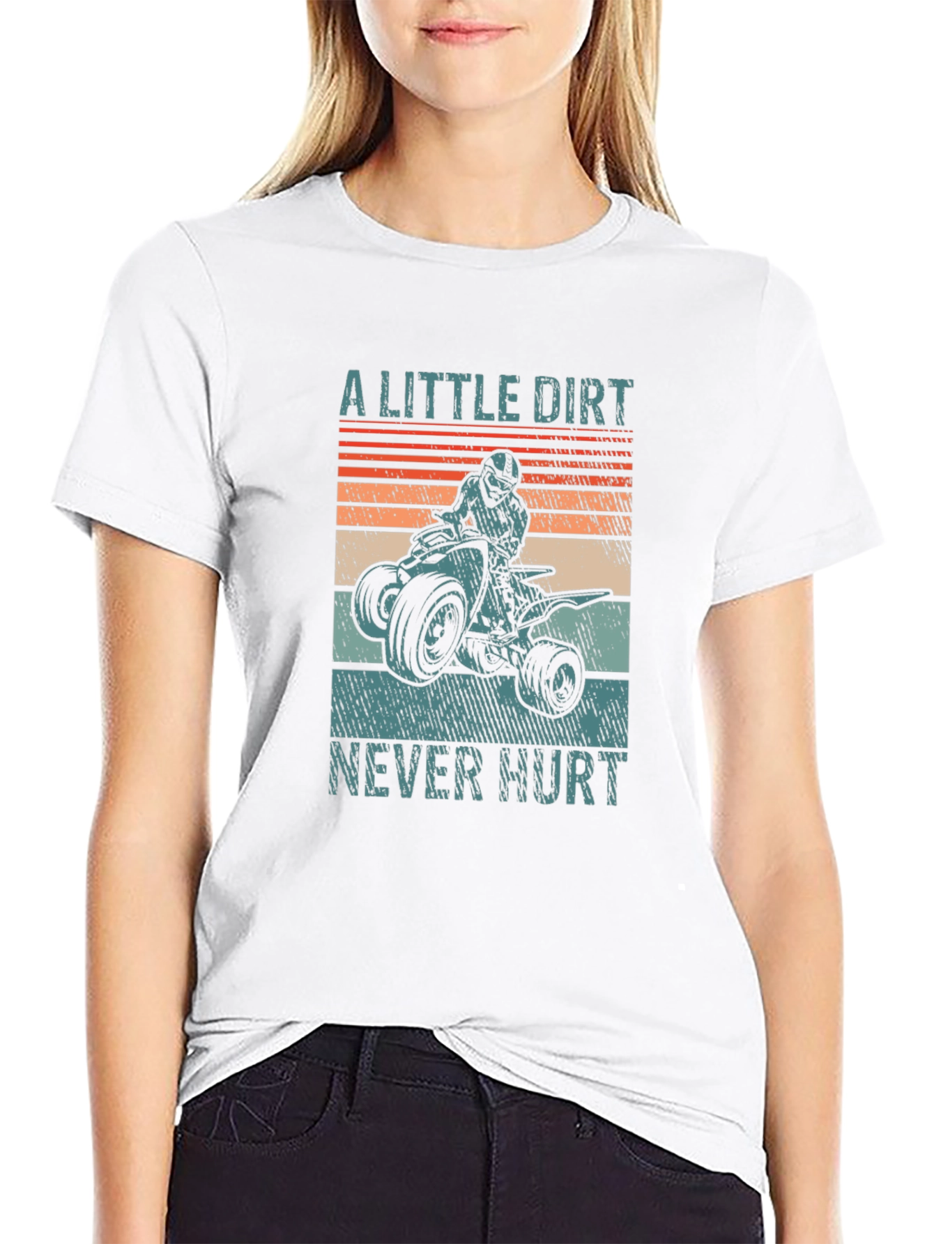 A Little Dirt Never Hurt ATV Rider T-Shirt