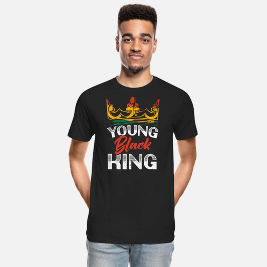Young Black King Black History Month Black Pride