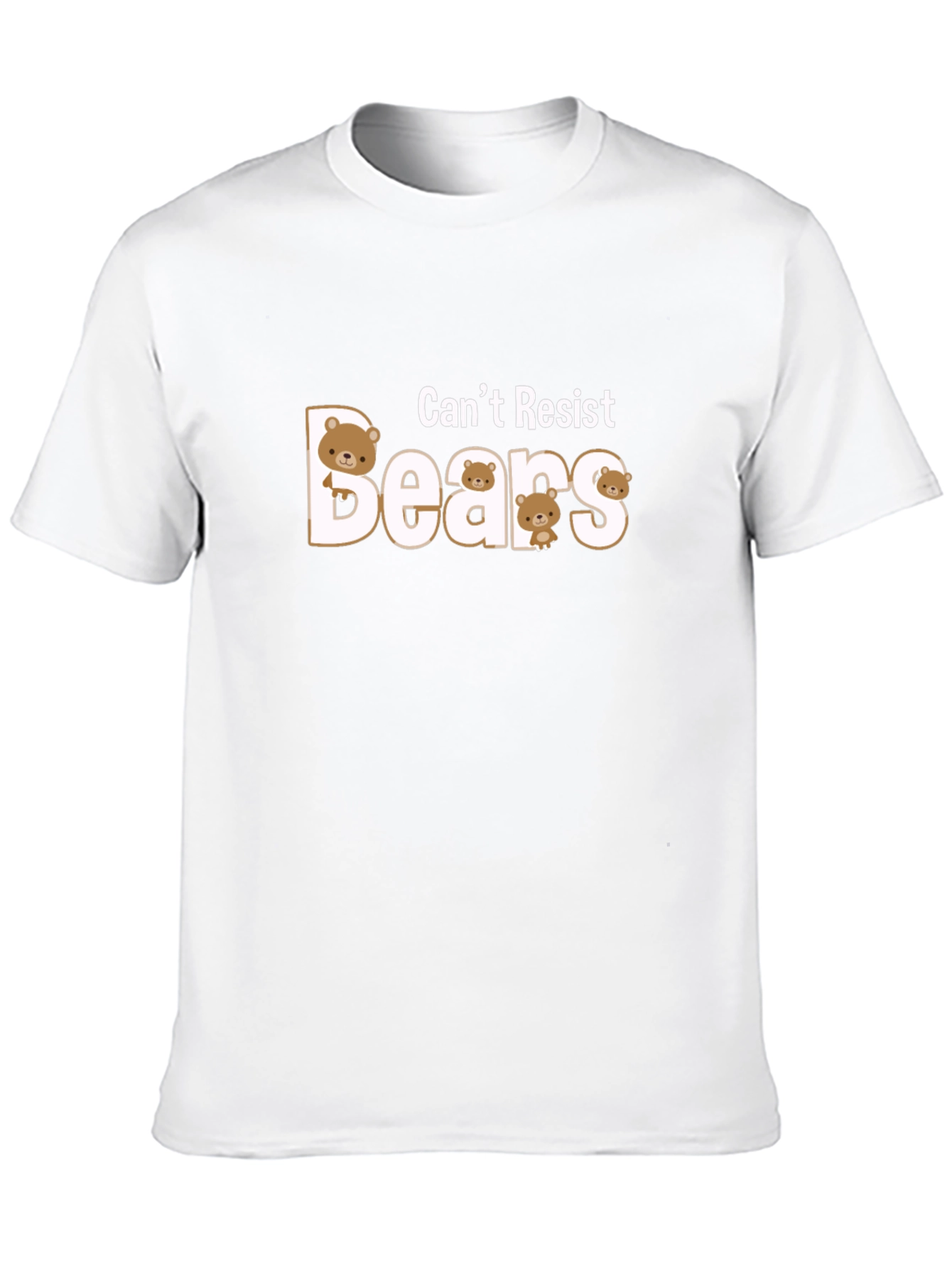 Cant Resist Cute Bears Graphic Tee