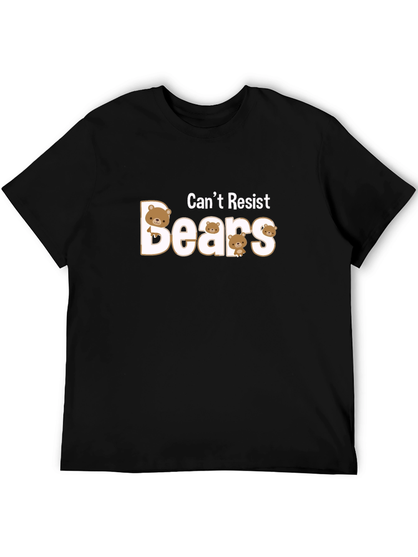 Cant Resist Cute Bears Graphic Tee