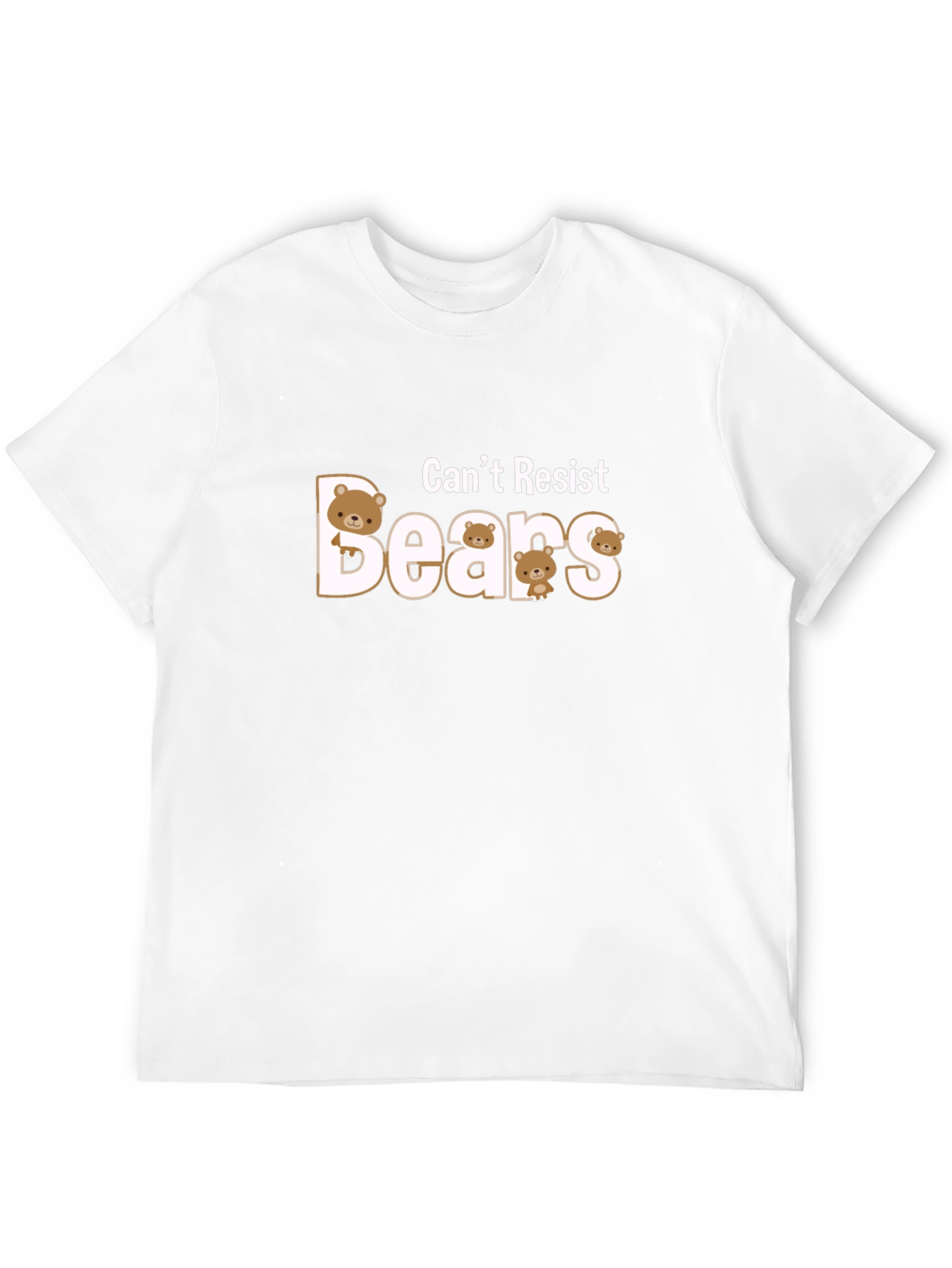 Cant Resist Cute Bears Graphic Tee