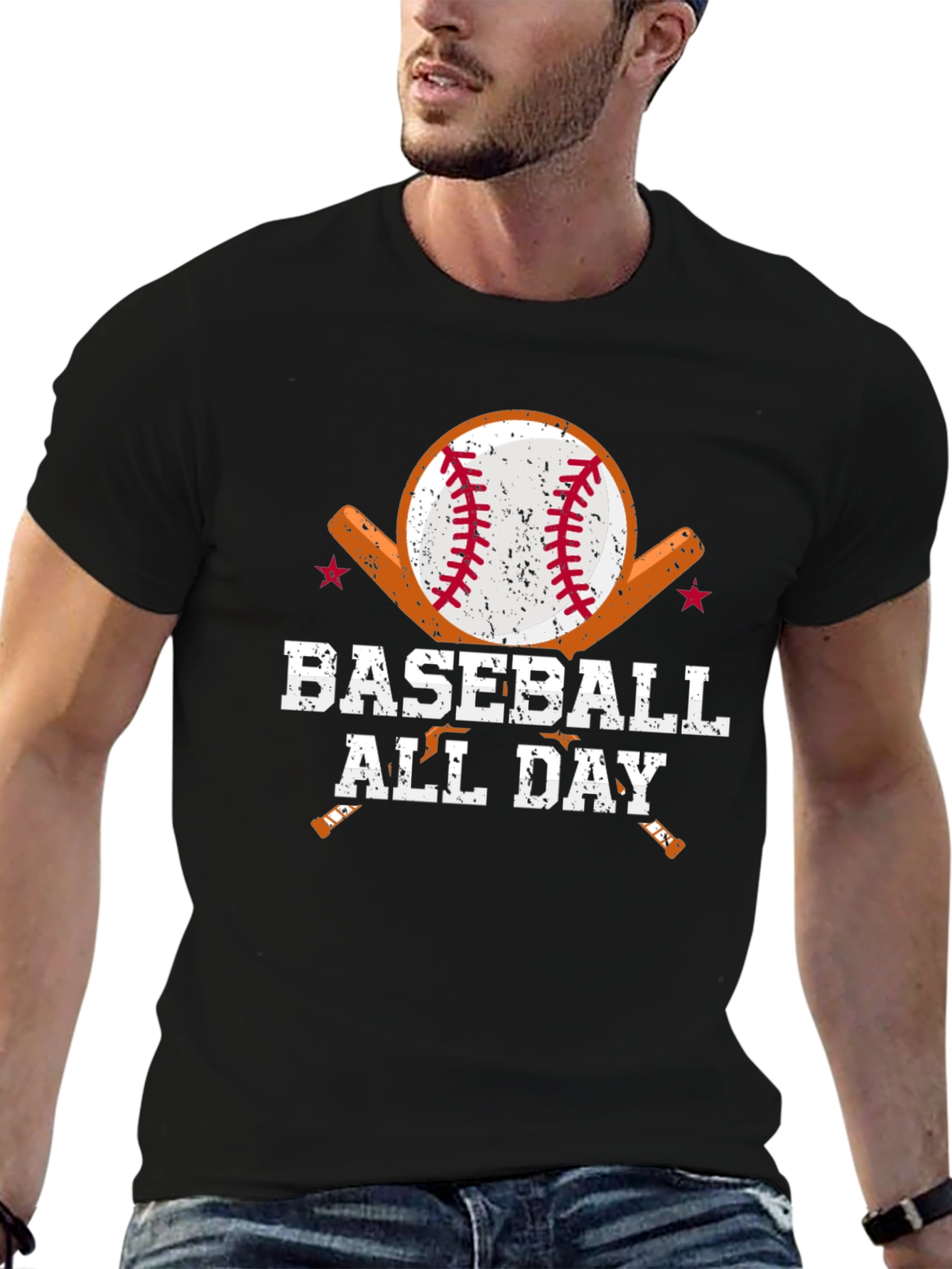 Baseball All Day Graphic Tee