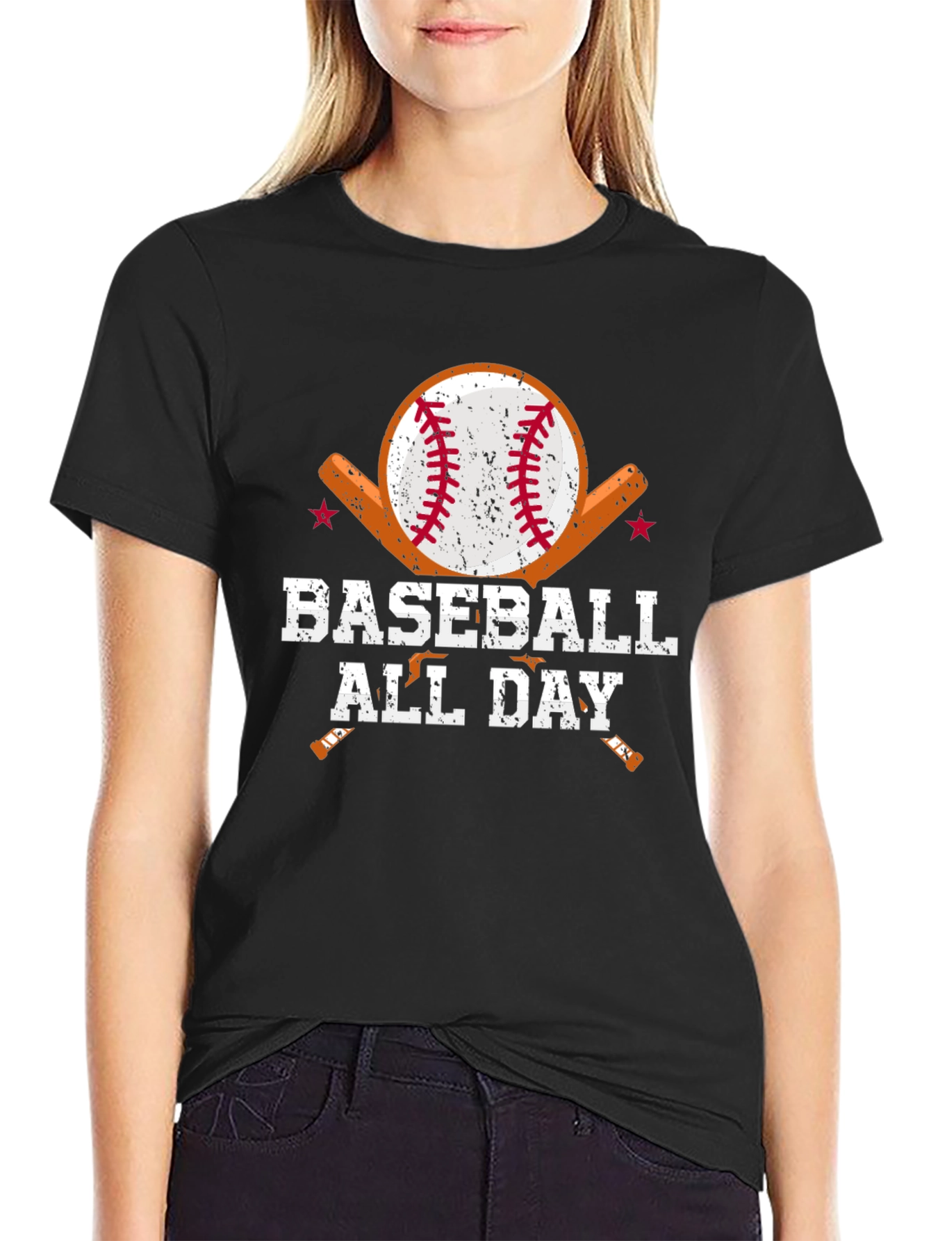 Baseball All Day Graphic Tee
