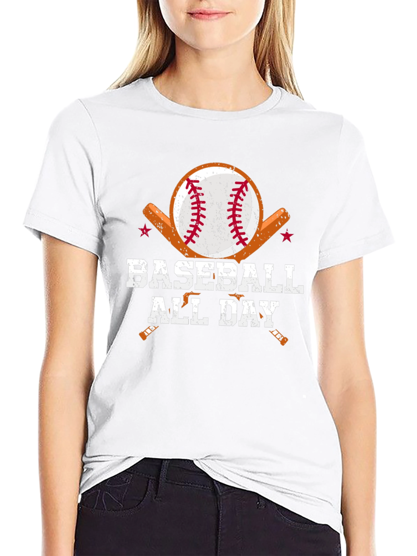 Baseball All Day Graphic Tee