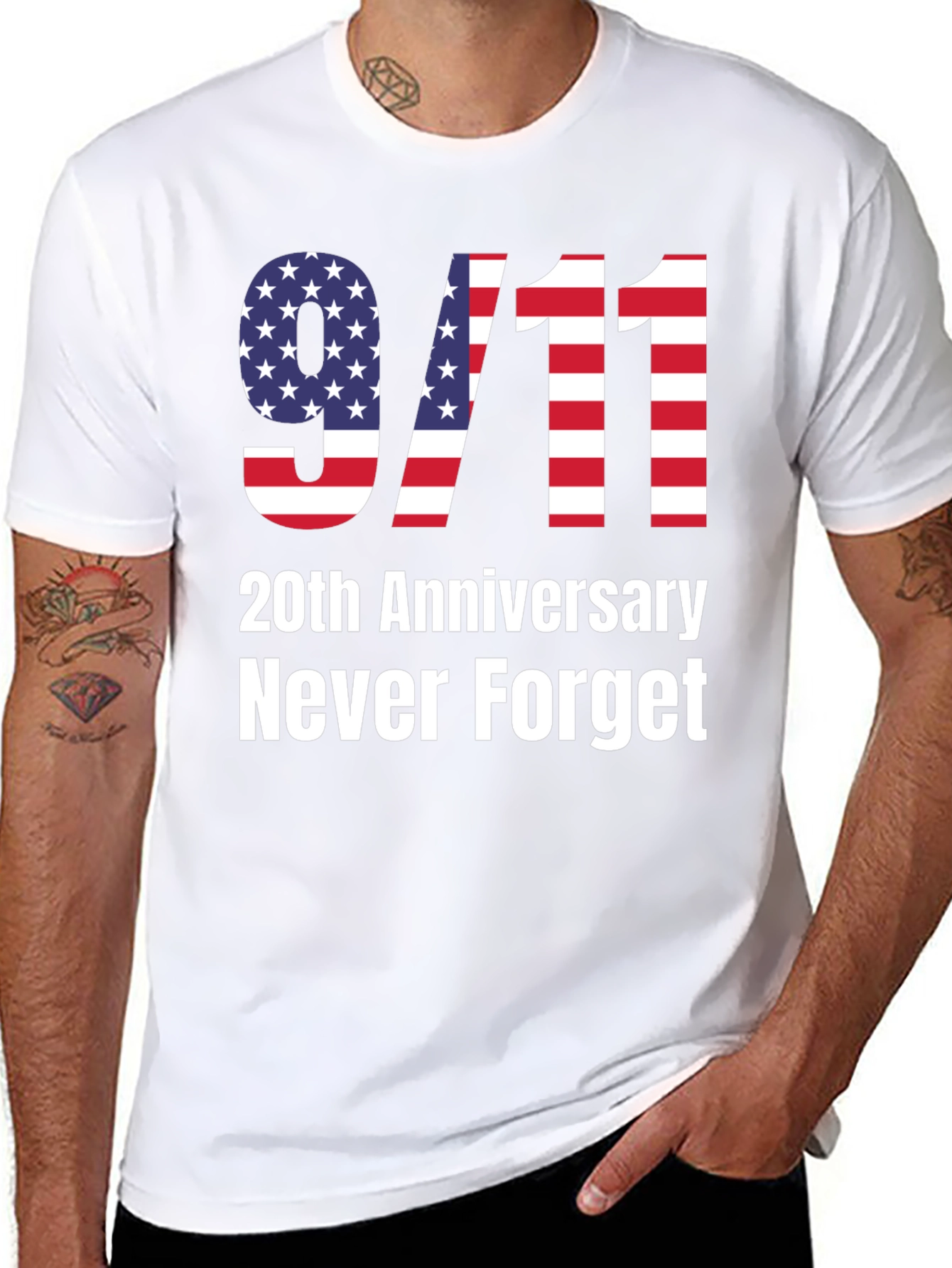 9/11 20th Anniversary Never Forget T-Shirt