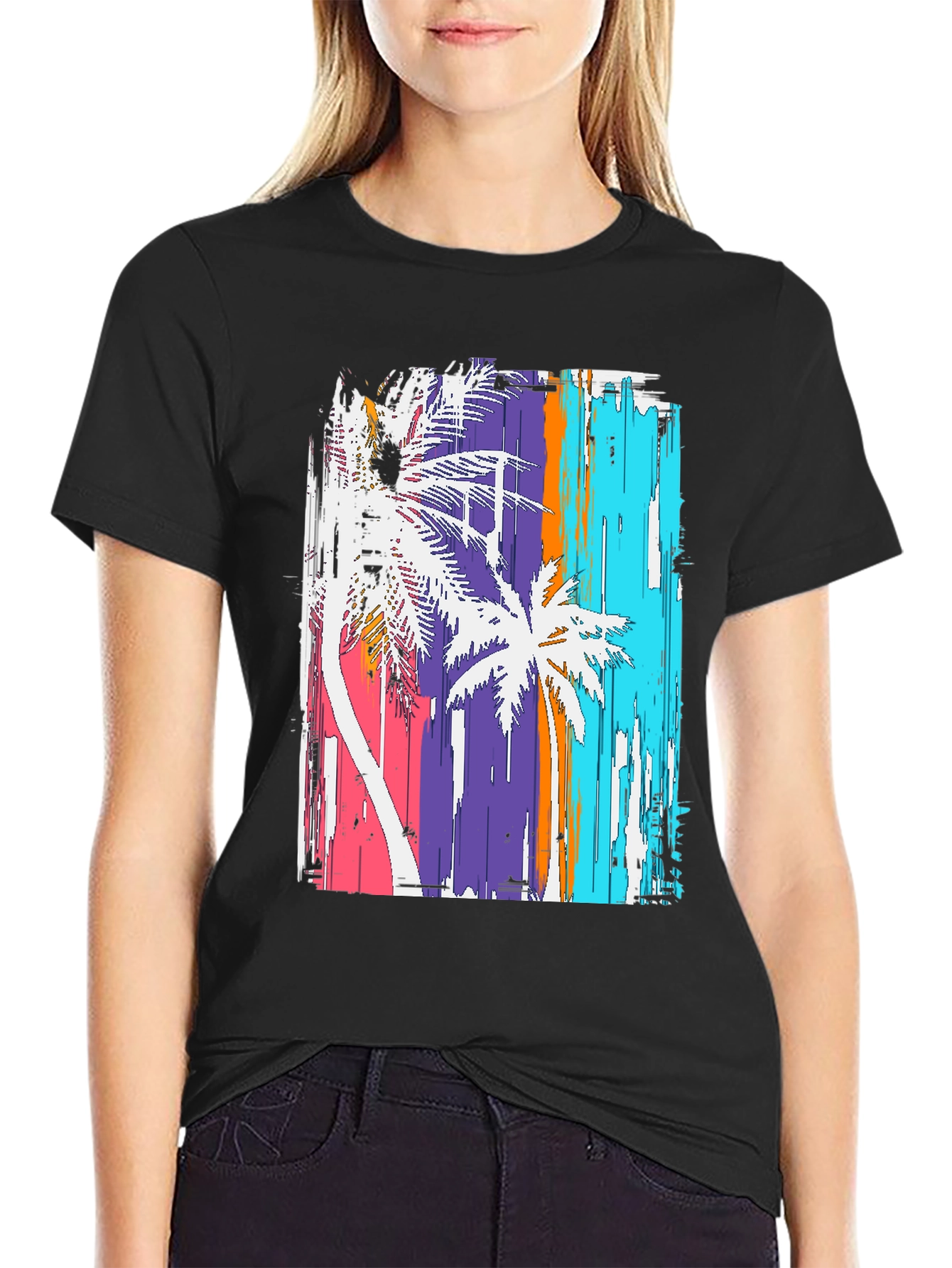 Retro Palm Tree Graphic Tee