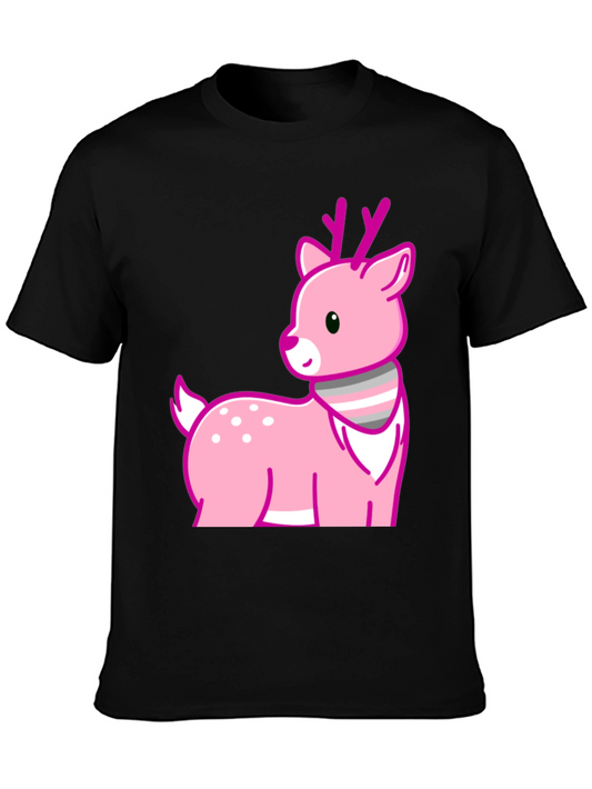Pink Deer Graphic Tee