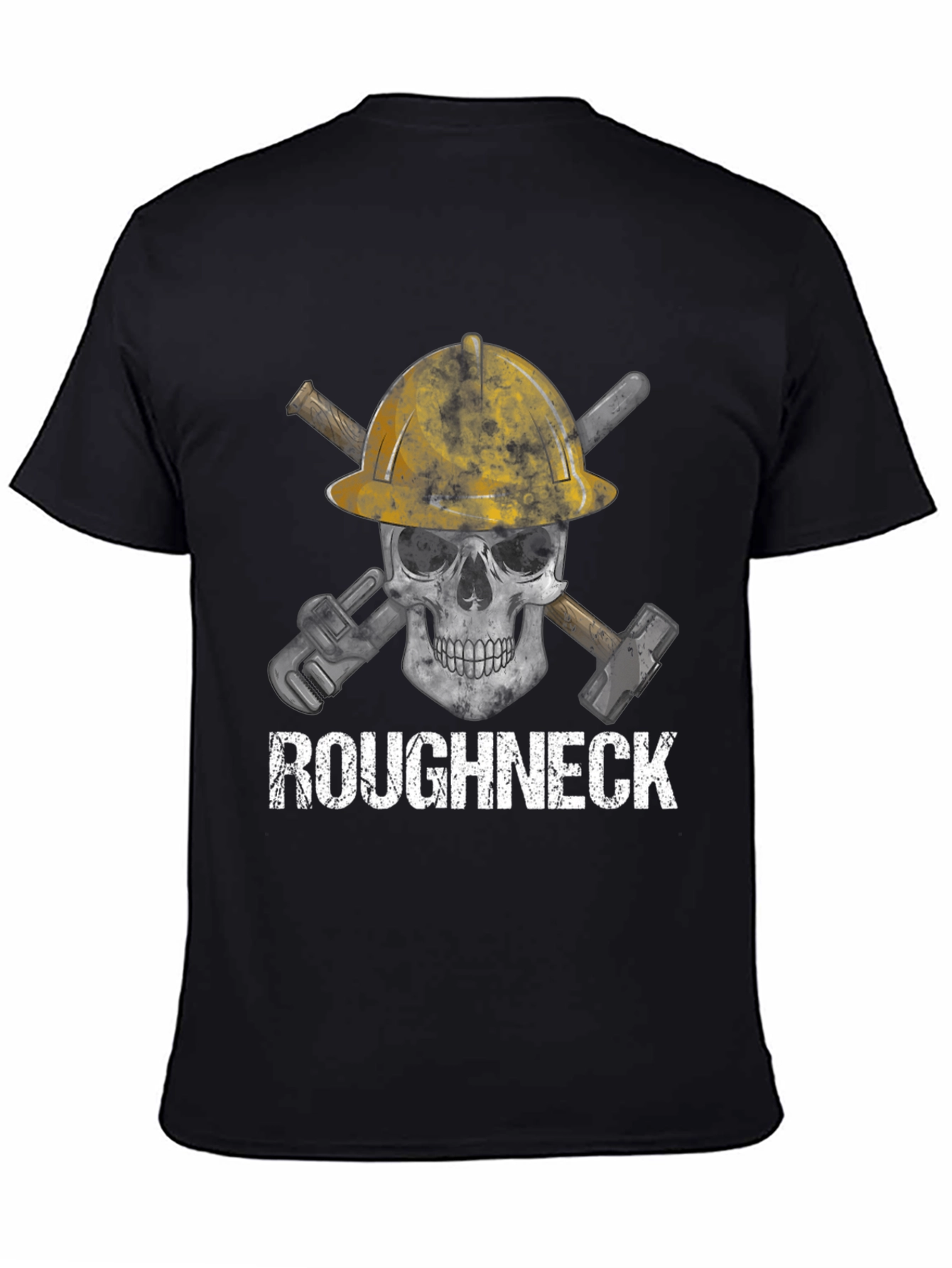 Roughneck Skull T-Shirt - Oilfield Worker Graphic Tee
