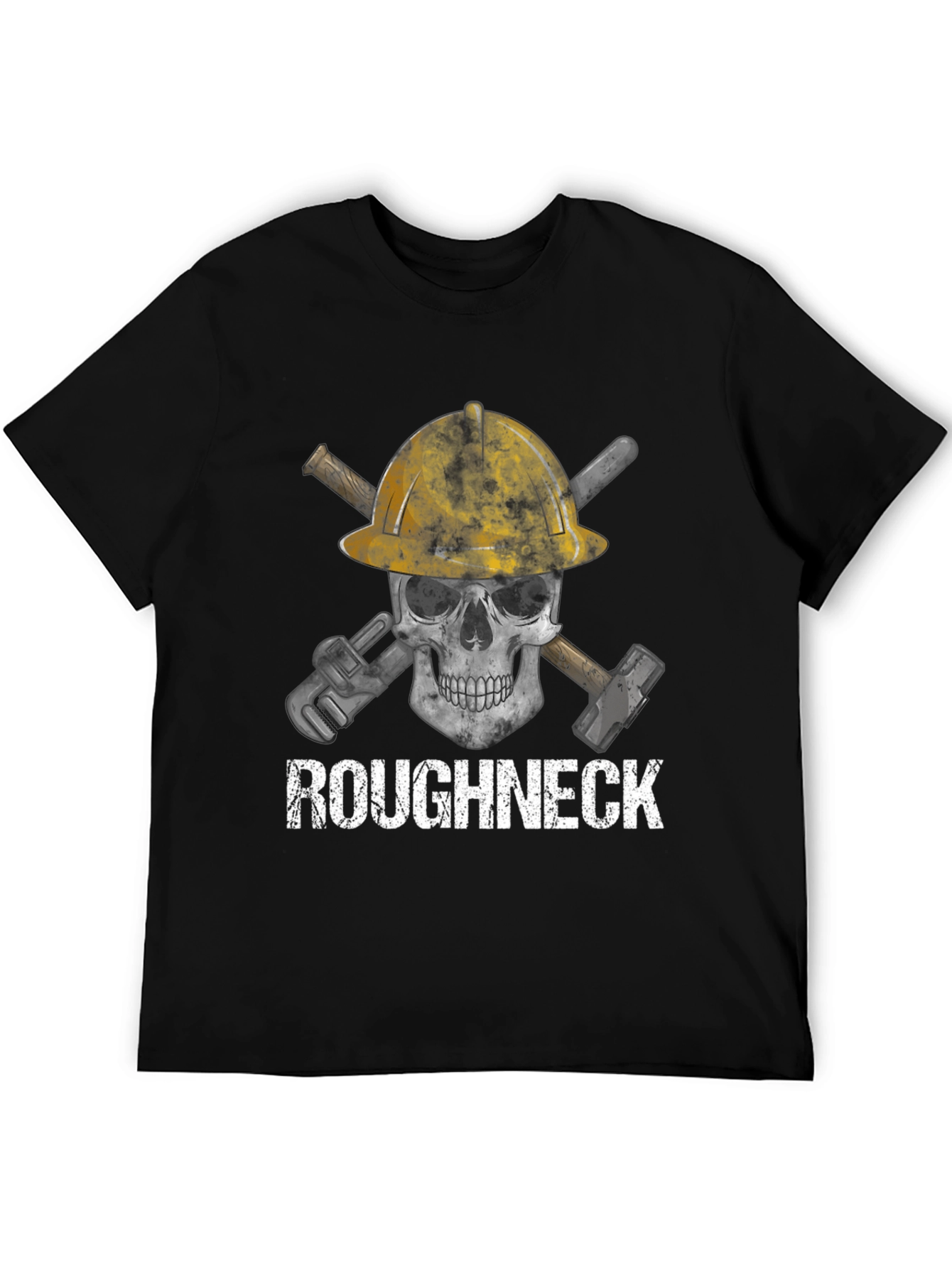 Roughneck Skull T-Shirt - Oilfield Worker Graphic Tee
