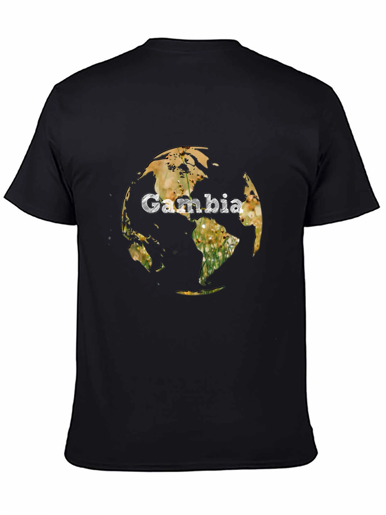 Gambia Globe Graphic Tee - Unique Design