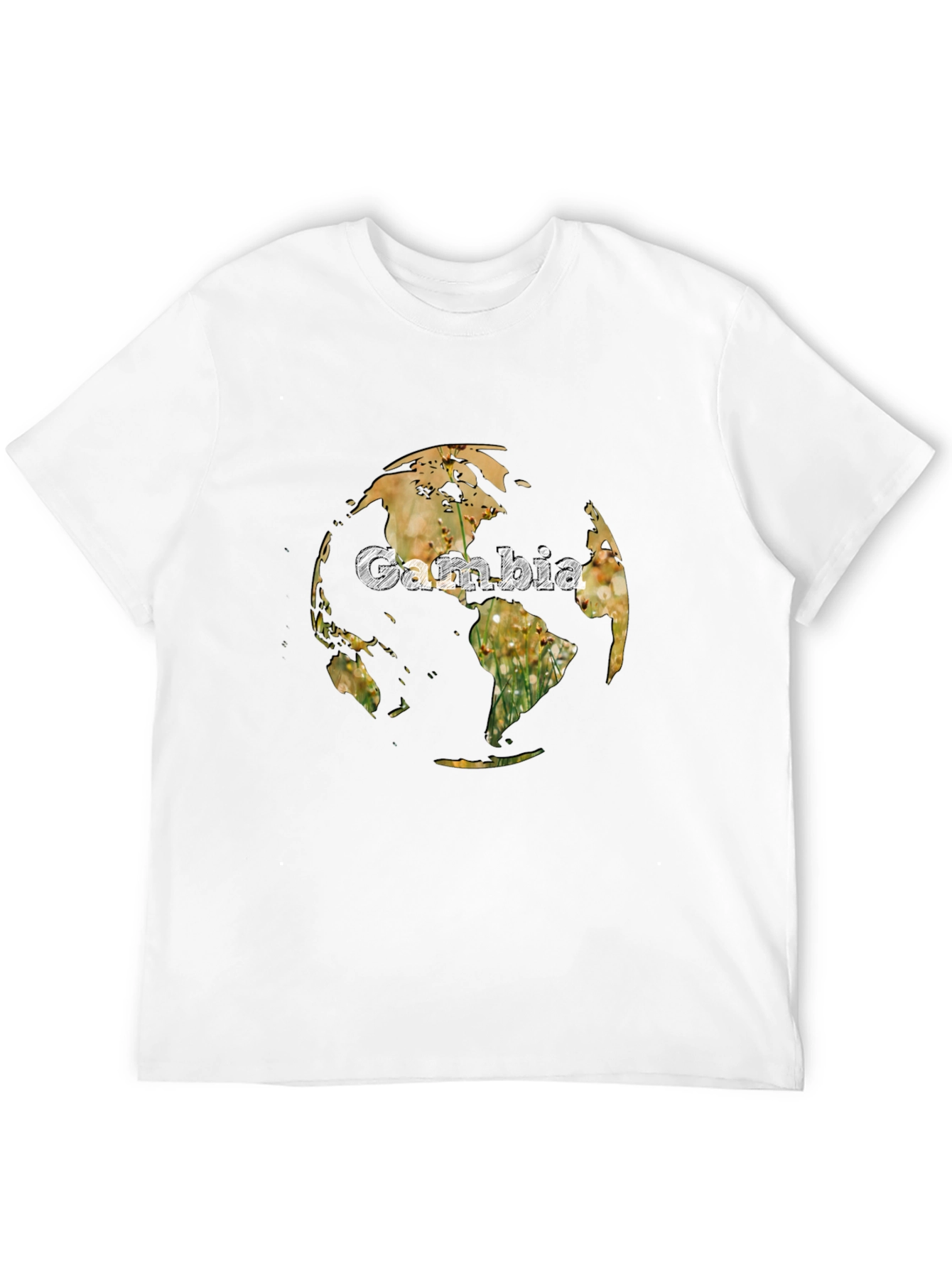 Gambia Globe Graphic Tee - Unique Design