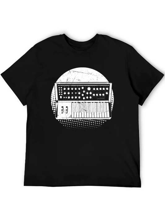 Synth Keyboard T-Shirt - Retro Music Lover Tee