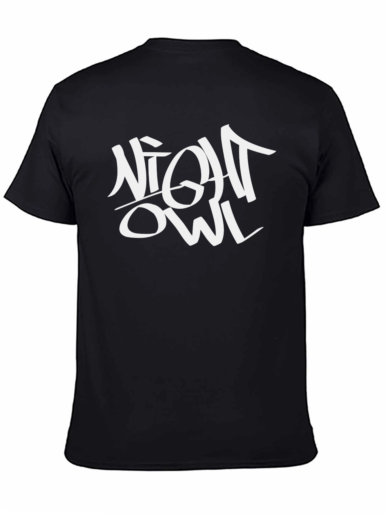 Night Owl Graphic Tee - Black T-Shirt
