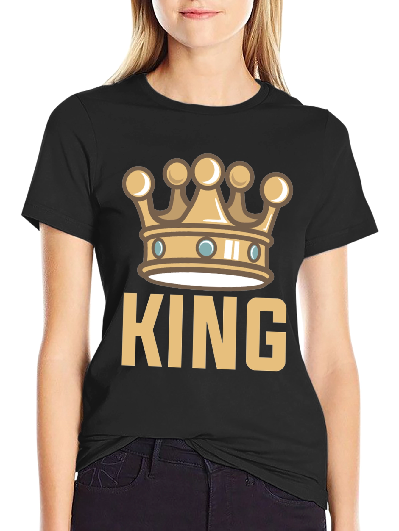 King Crown Graphic Tee - Black