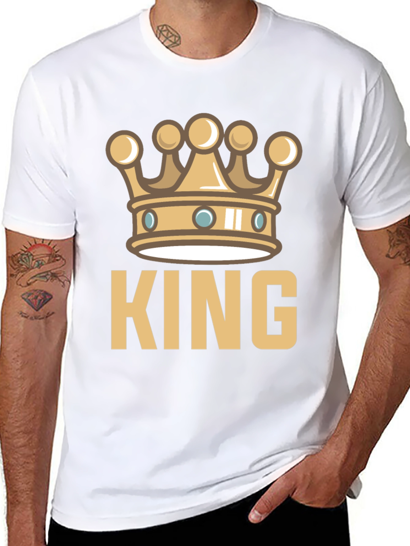 King Crown Graphic Tee - Black