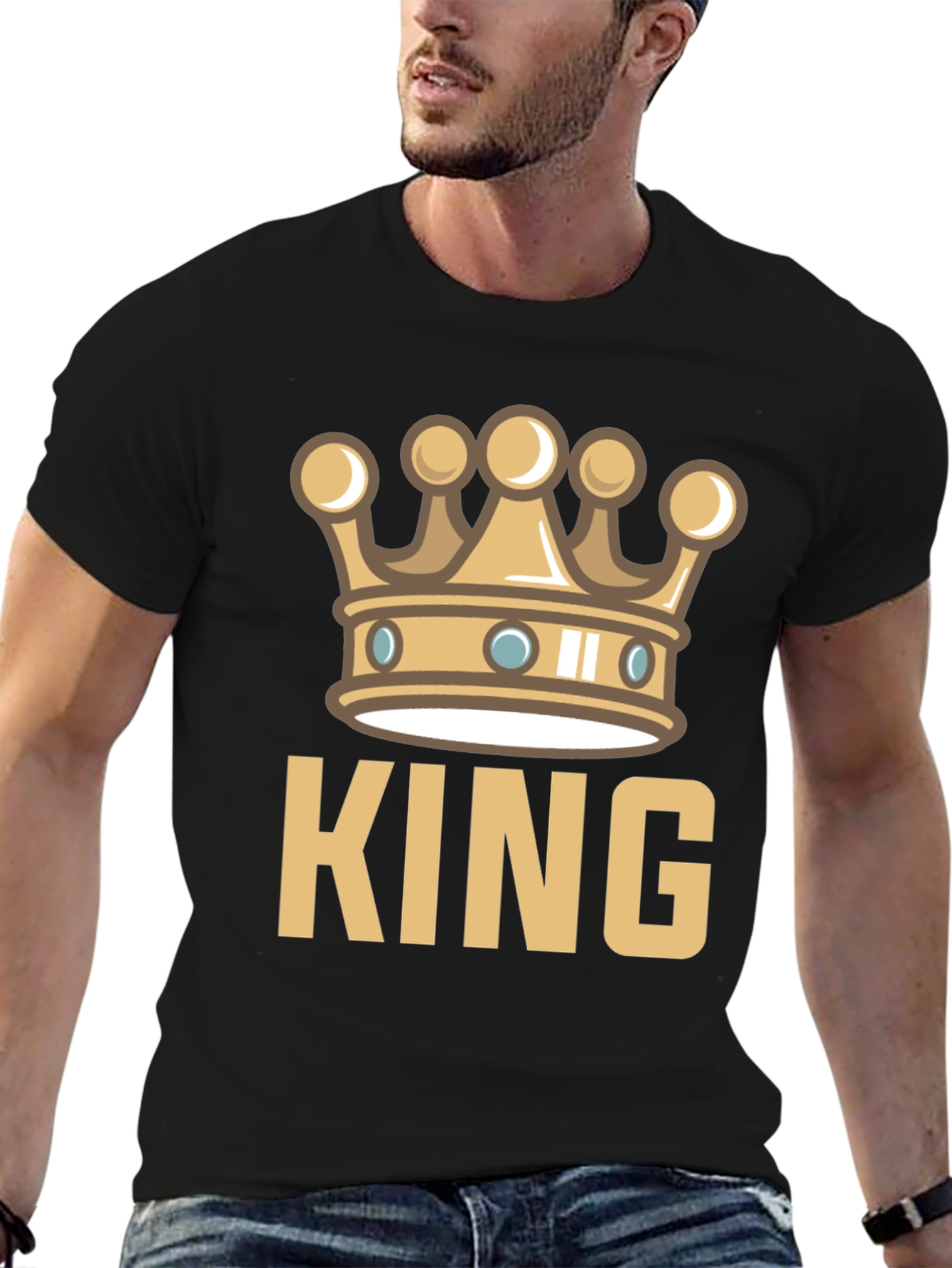 King Crown Graphic Tee - Black