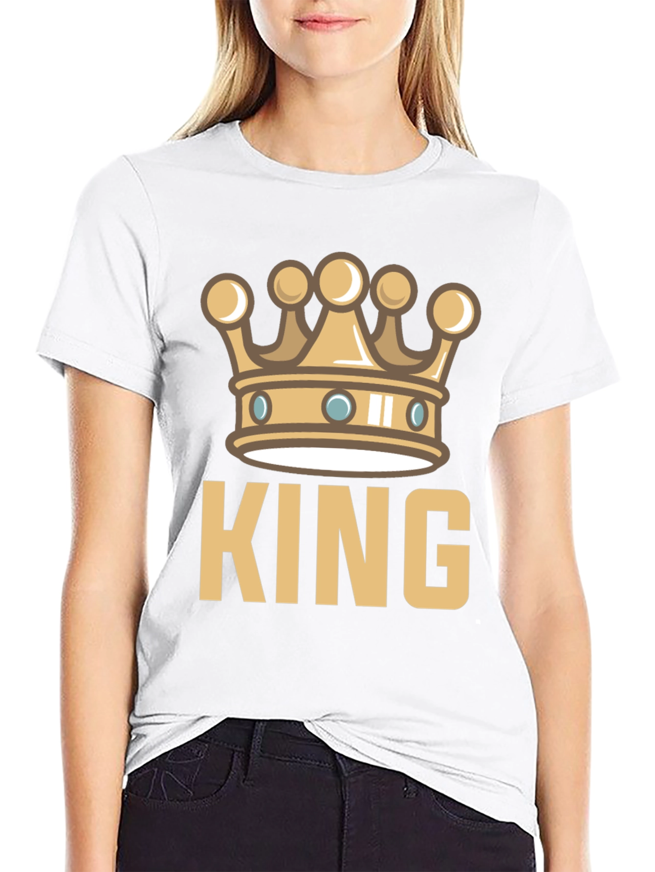 King Crown Graphic Tee - Black