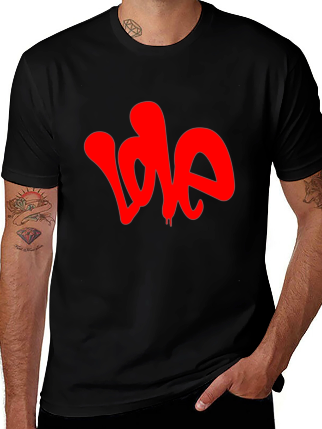 Bold Graphic Black T-Shirt