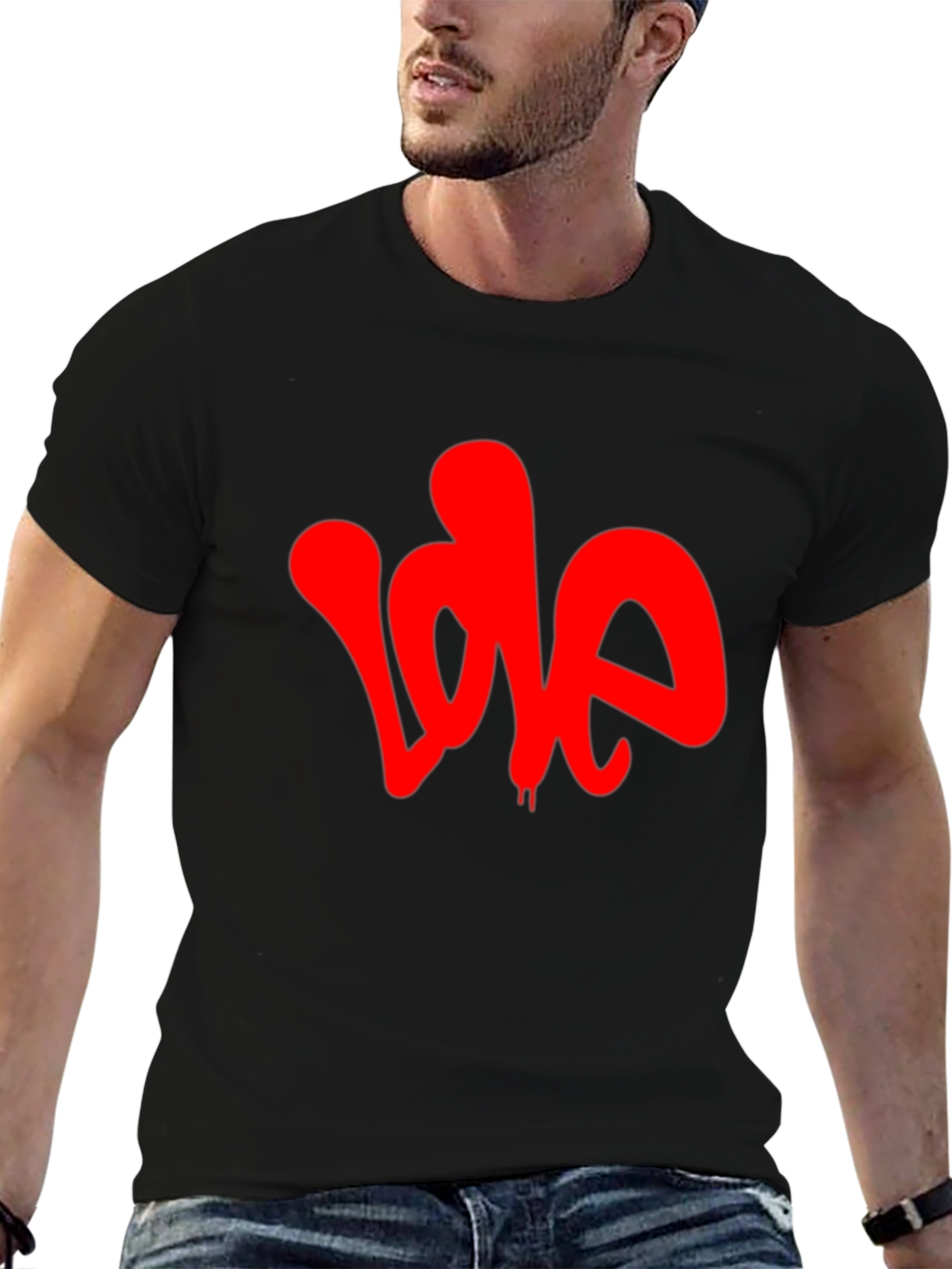 Bold Graphic Black T-Shirt