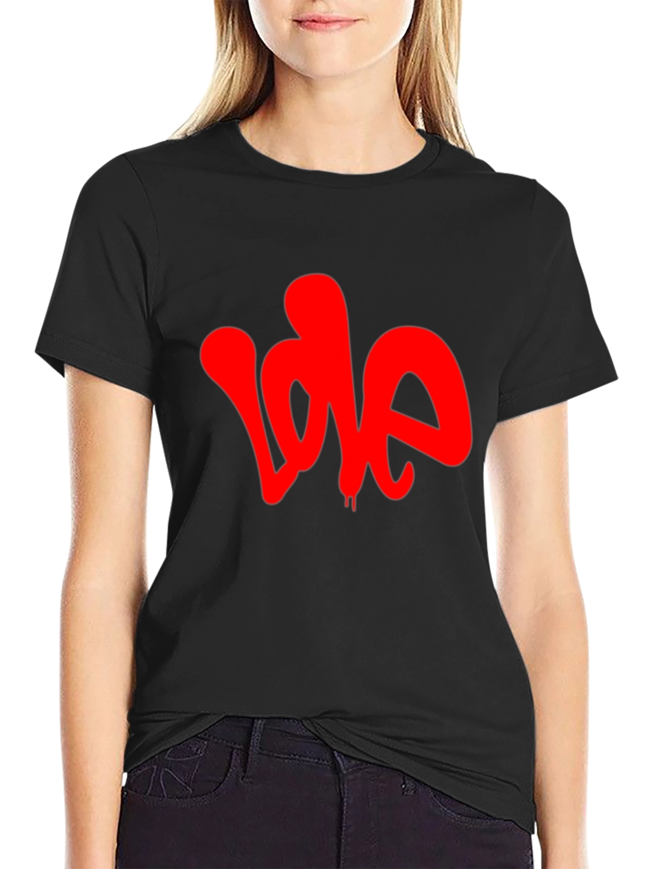 Bold Graphic Black T-Shirt
