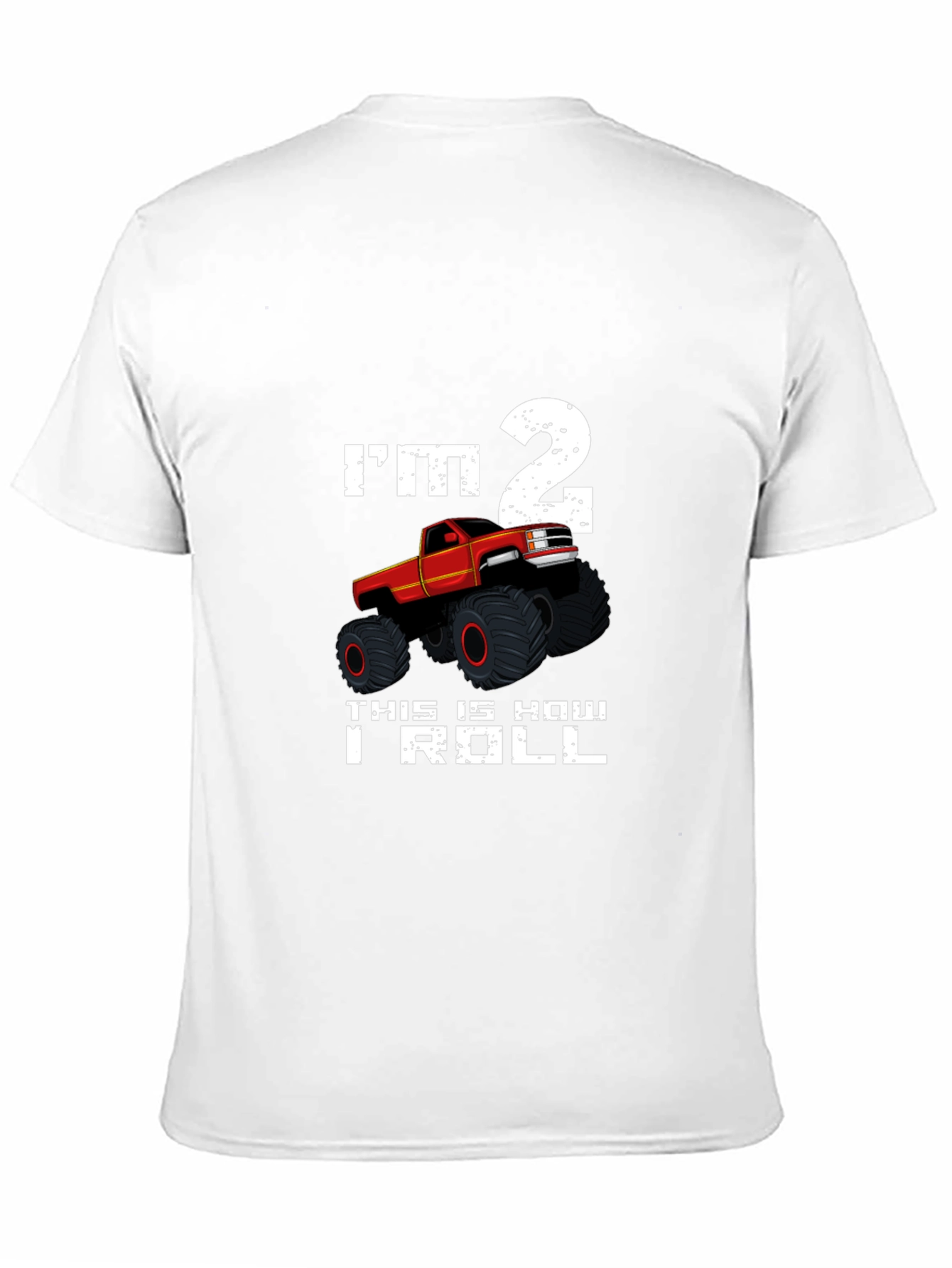 Im 2 Monster Truck T-Shirt Birthday Boy