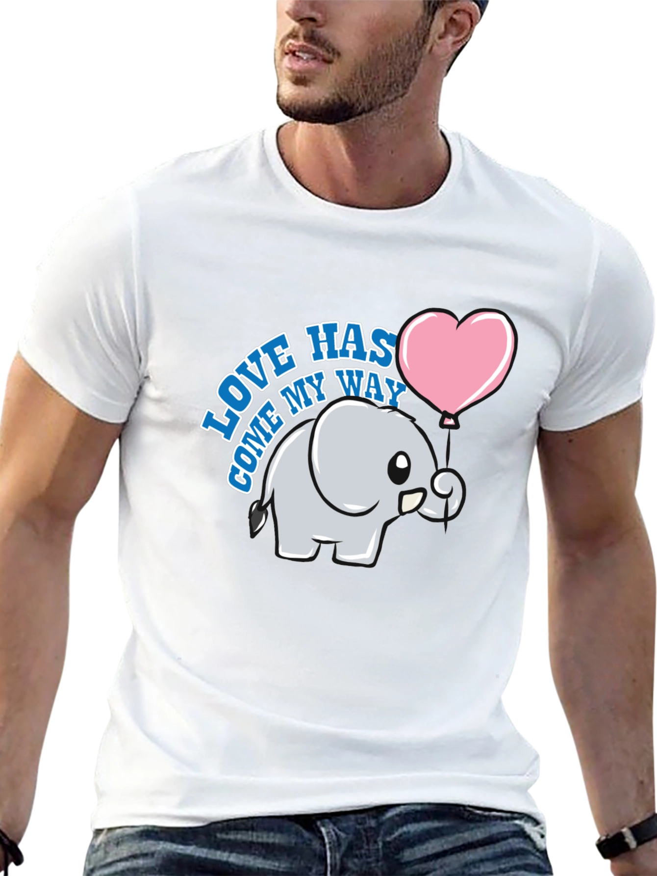 Cute Elephant Love Has Come My Way T-Shirt